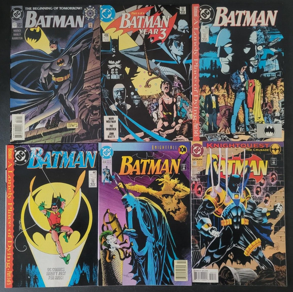 BATMAN SET OF 27 DC COMICS #436 442 1ST APPEARANCE OF TIM DRAKE/ROBIN PRODIGAL