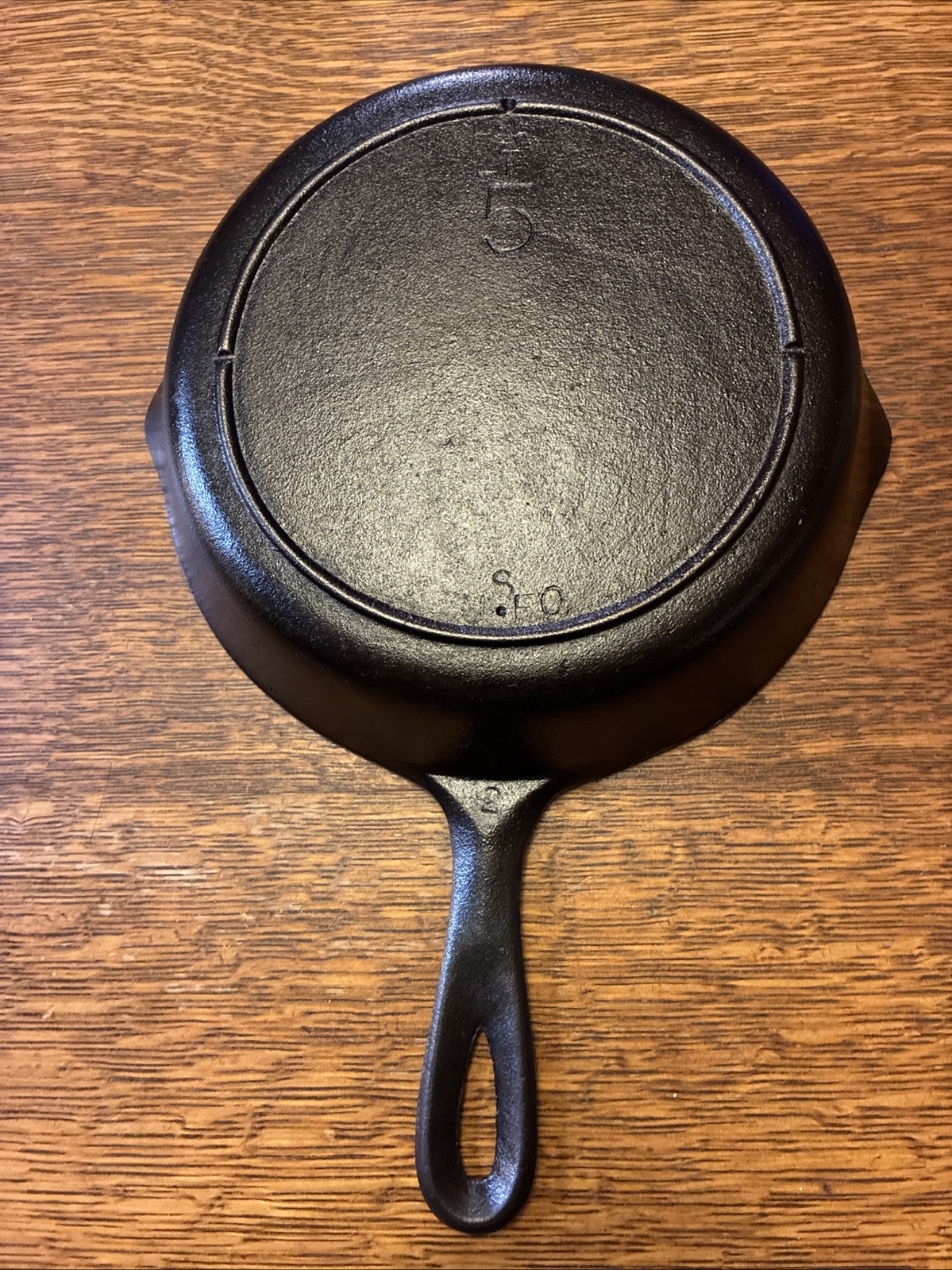 Three Notch Lodge #5 Cast Iron Skillet Fully Restored Three Notch Lodge #5 Cast Iron Skillet Fully Restored