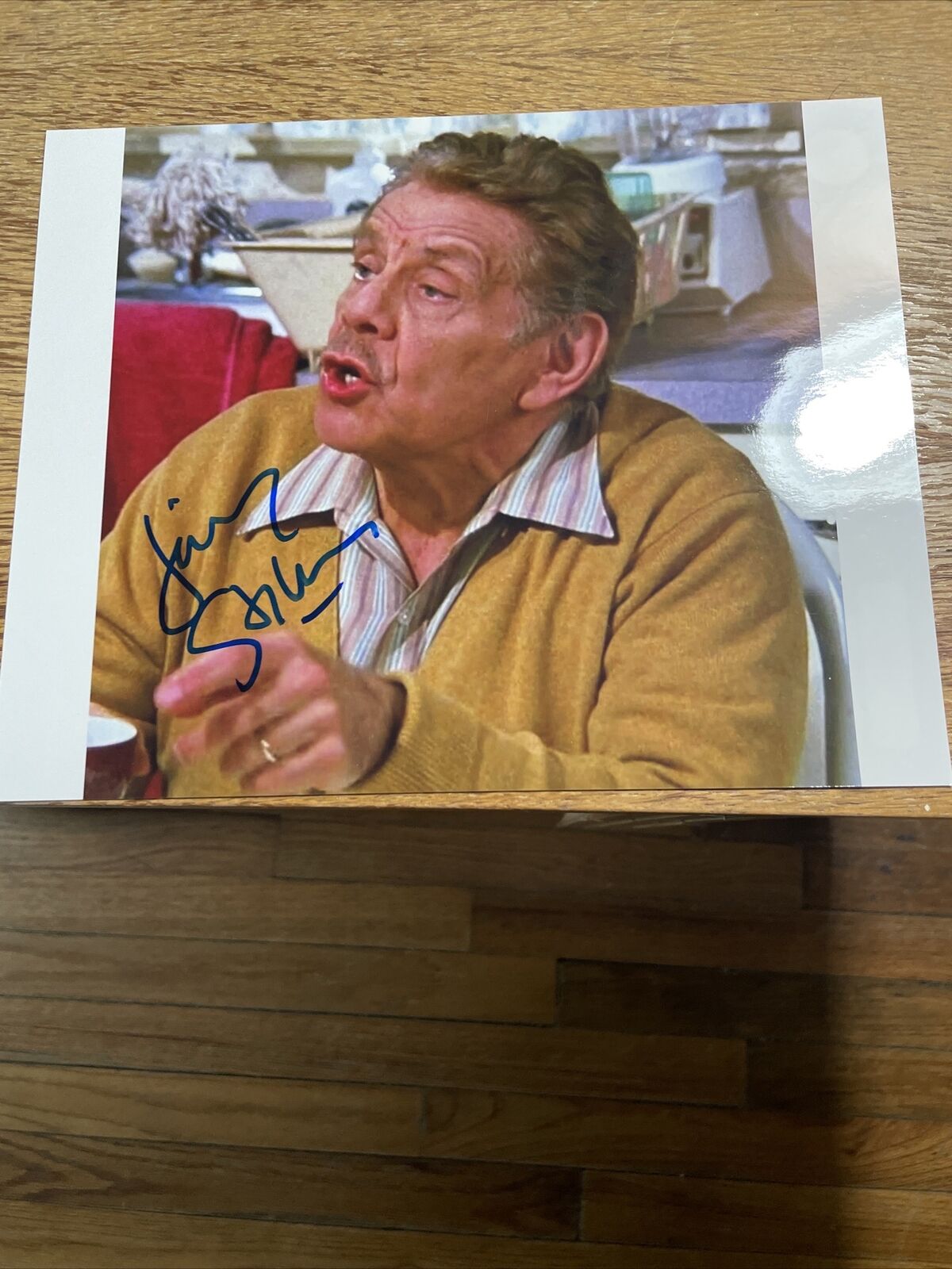 JERRY STILLER KING OF QUEENS SIGNED Color PHOTO - AUTOGRAPHED COA SEINFELD