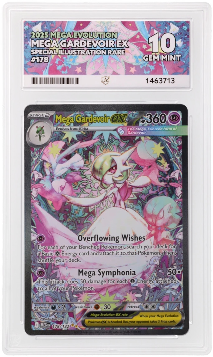 Mega Gardevoir EX 178/132 ACE 10 Mega Evolution Pokemon Card Game Mega Gardevoir EX 178/132 ACE 10 Mega Evolution Pokemon Card Game