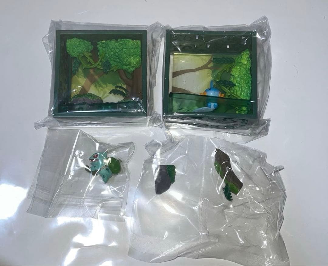 Pokemon Frame Re-Ment Deep Forest Bulbasaur Mudkip Pokemon Frame Re-Ment Deep Forest Bulbasaur Mudkip