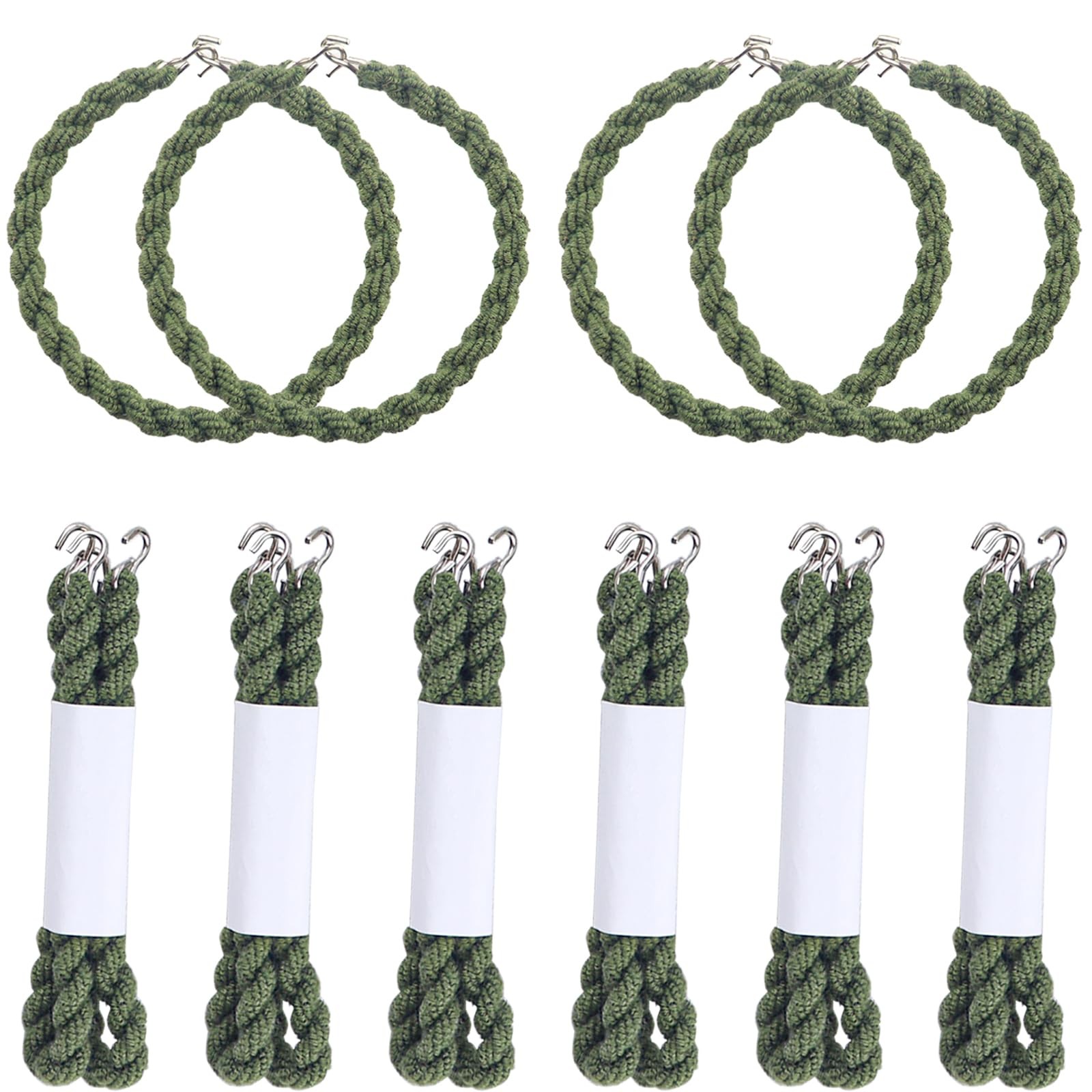 12 PCS Boot Blousers Military Adjustable with Metal Hooks – Elastic Boot Stra...