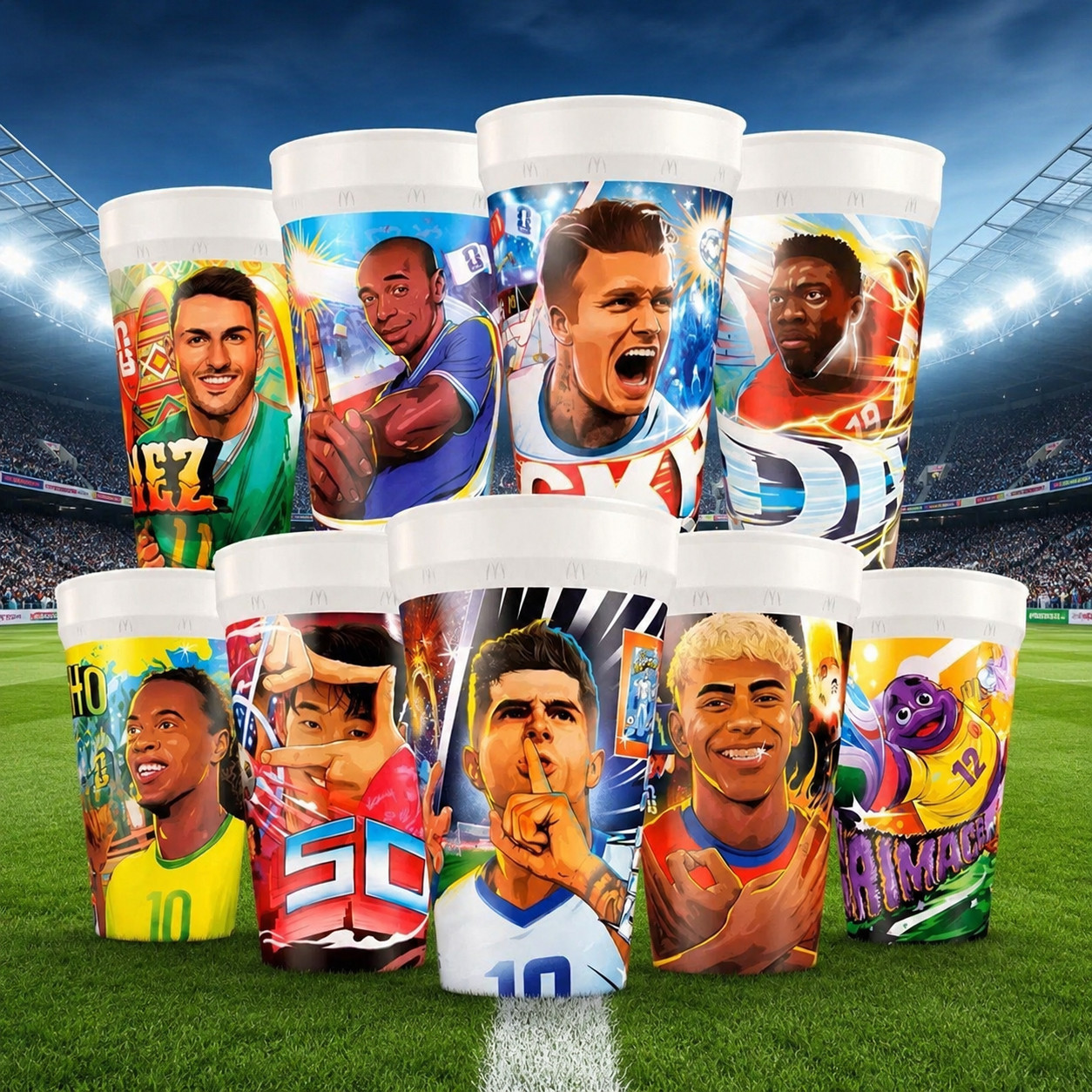 McDonald's 2026 FIFA World Cup Collectible Cups | Brand New - Pick Choose