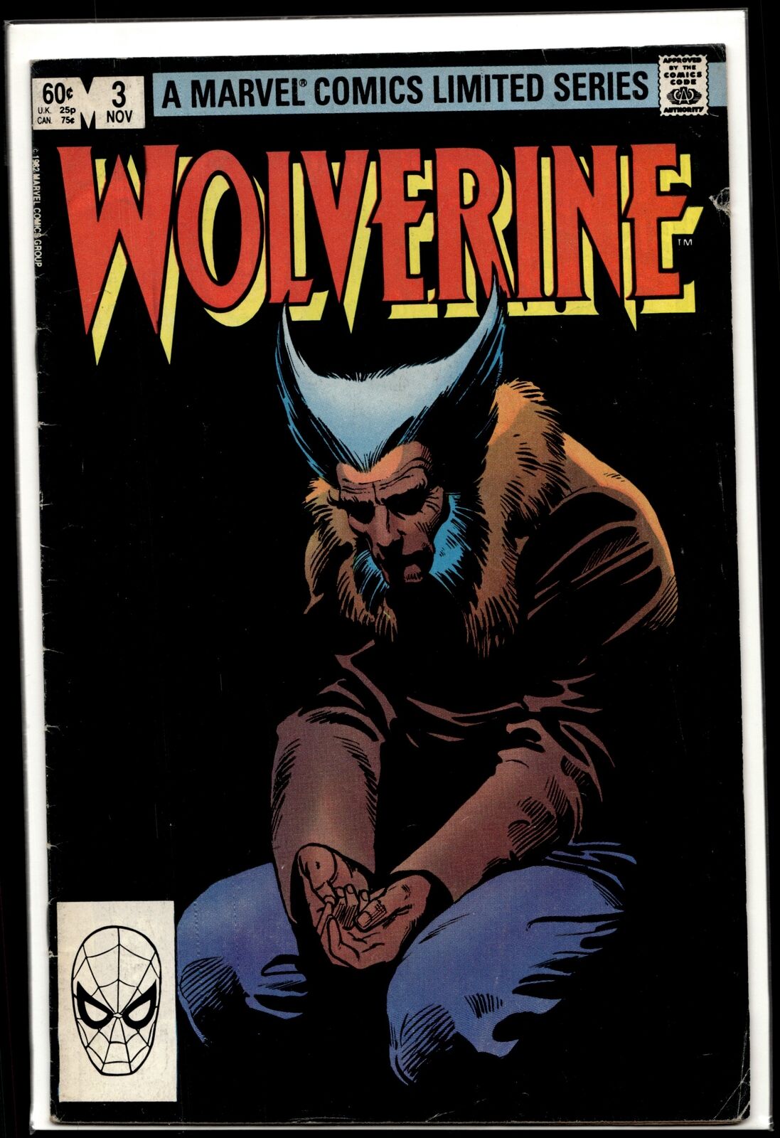 1982 Wolverine #3 Marvel Comic