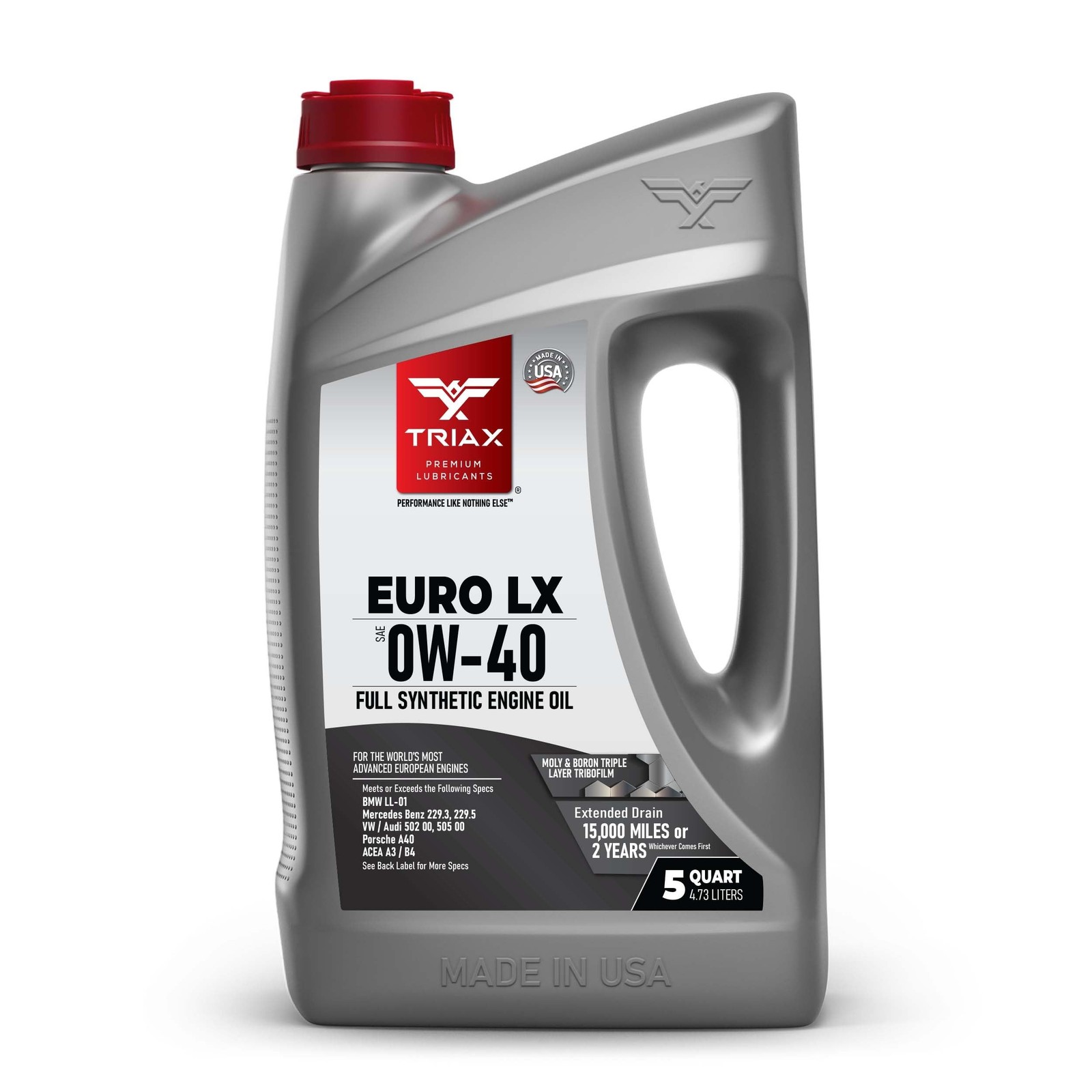 TRIAX Euro LX 0W-40 - Full Synthetic European Car Engine Oil - PAO Esters - 2... TRIAX Euro LX 0W-40 - Full Synthetic European Car Engine Oil - PAO Esters - 2...