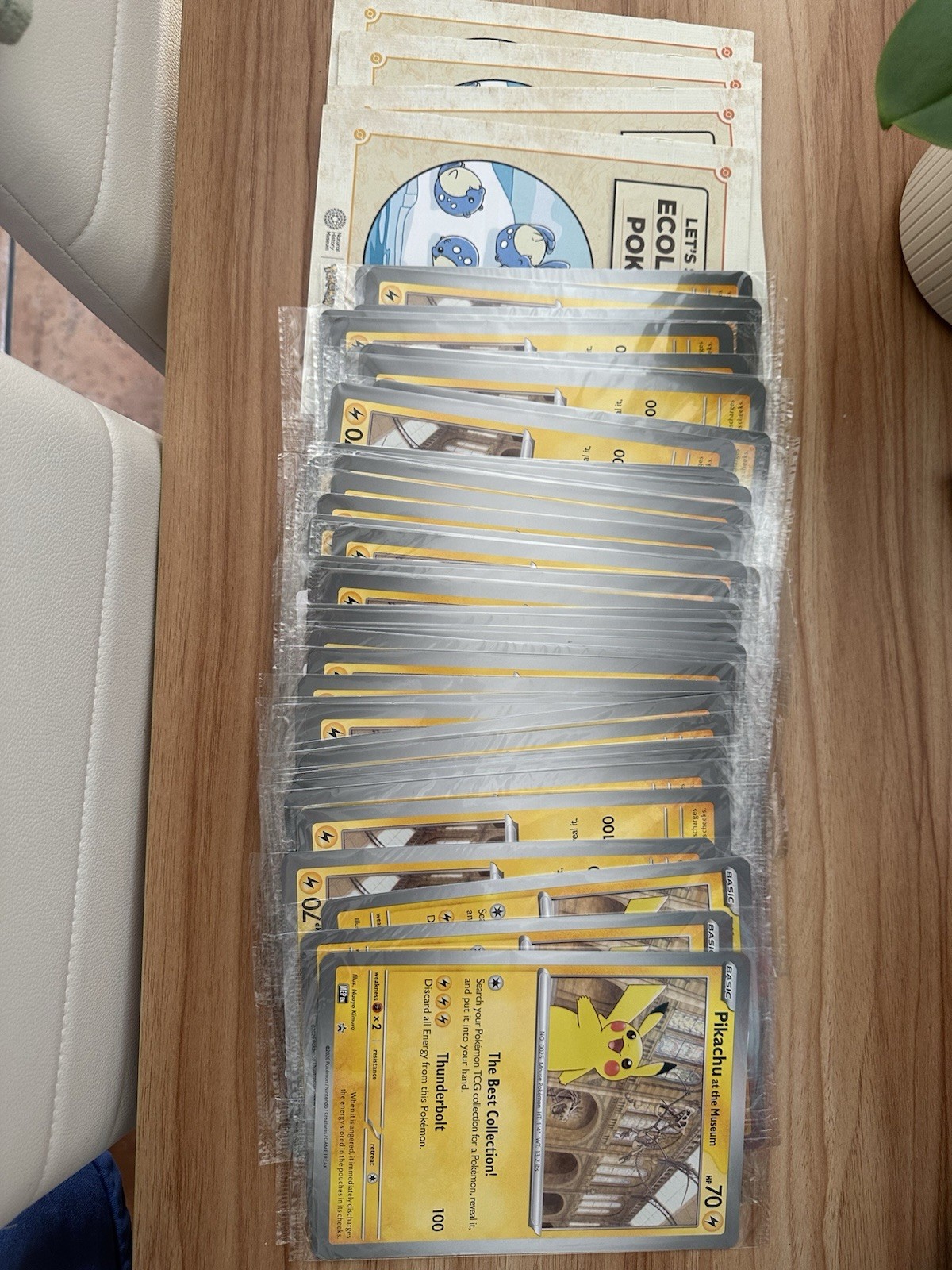 X300 Pikachu at the Museum Jumbo Pokémon Cards Sealed WORLDWIDE SHIPPING X300 Pikachu at the Museum Jumbo Pokémon Cards Sealed WORLDWIDE SHIPPING