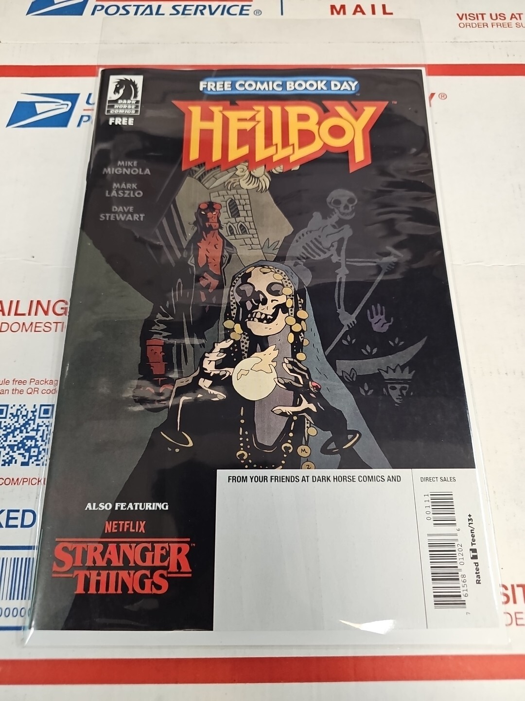 HELLBOY / STRANGER THINGS - FCBD 2024 BAG And BOARDED NM- OR BETTER HELLBOY / STRANGER THINGS - FCBD 2024 BAG And BOARDED NM- OR BETTER