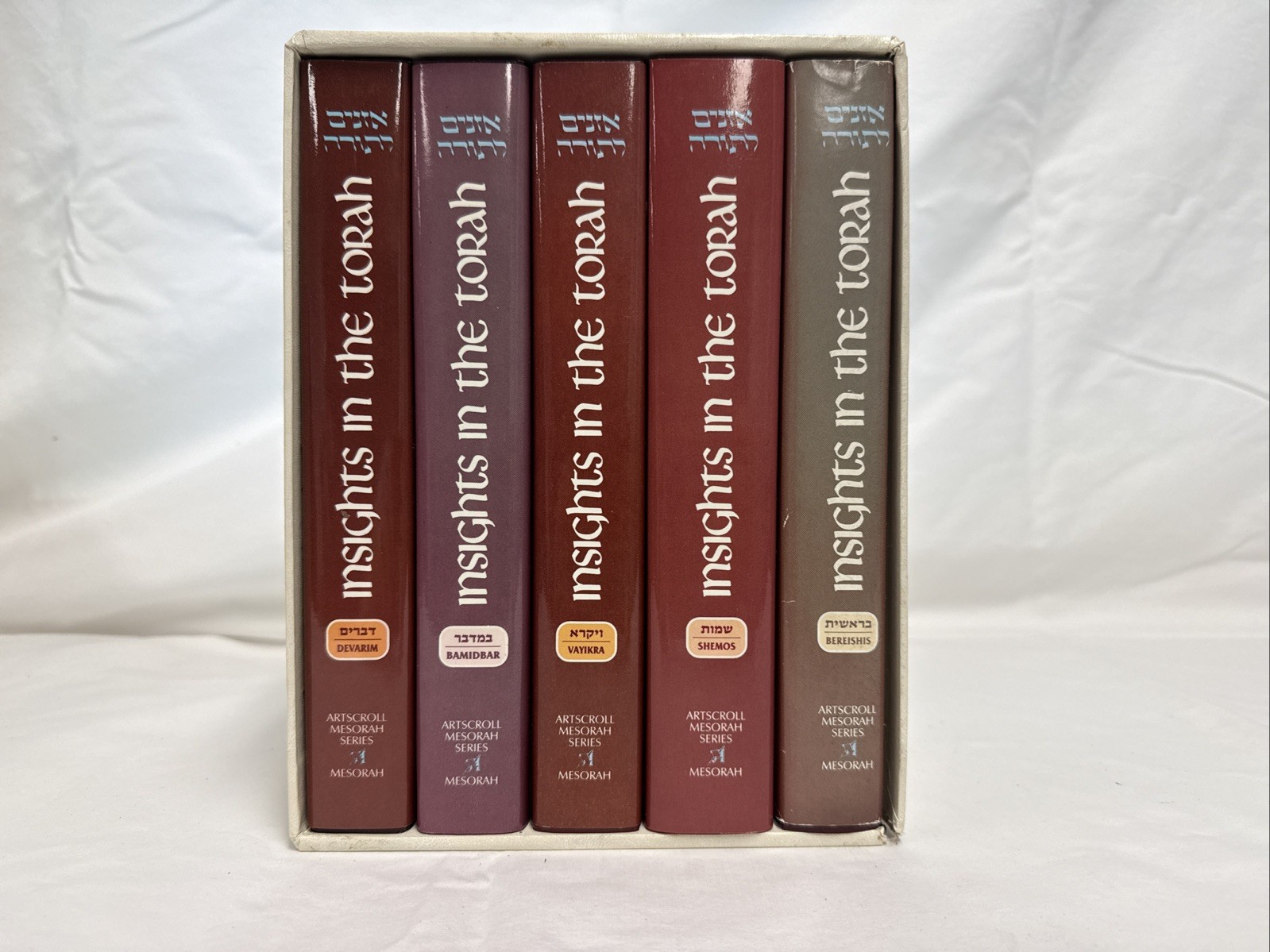 Insights in the Torah Oznaim LaTorah 5-Volume Slipcased Set Rabbi Sorotzkin