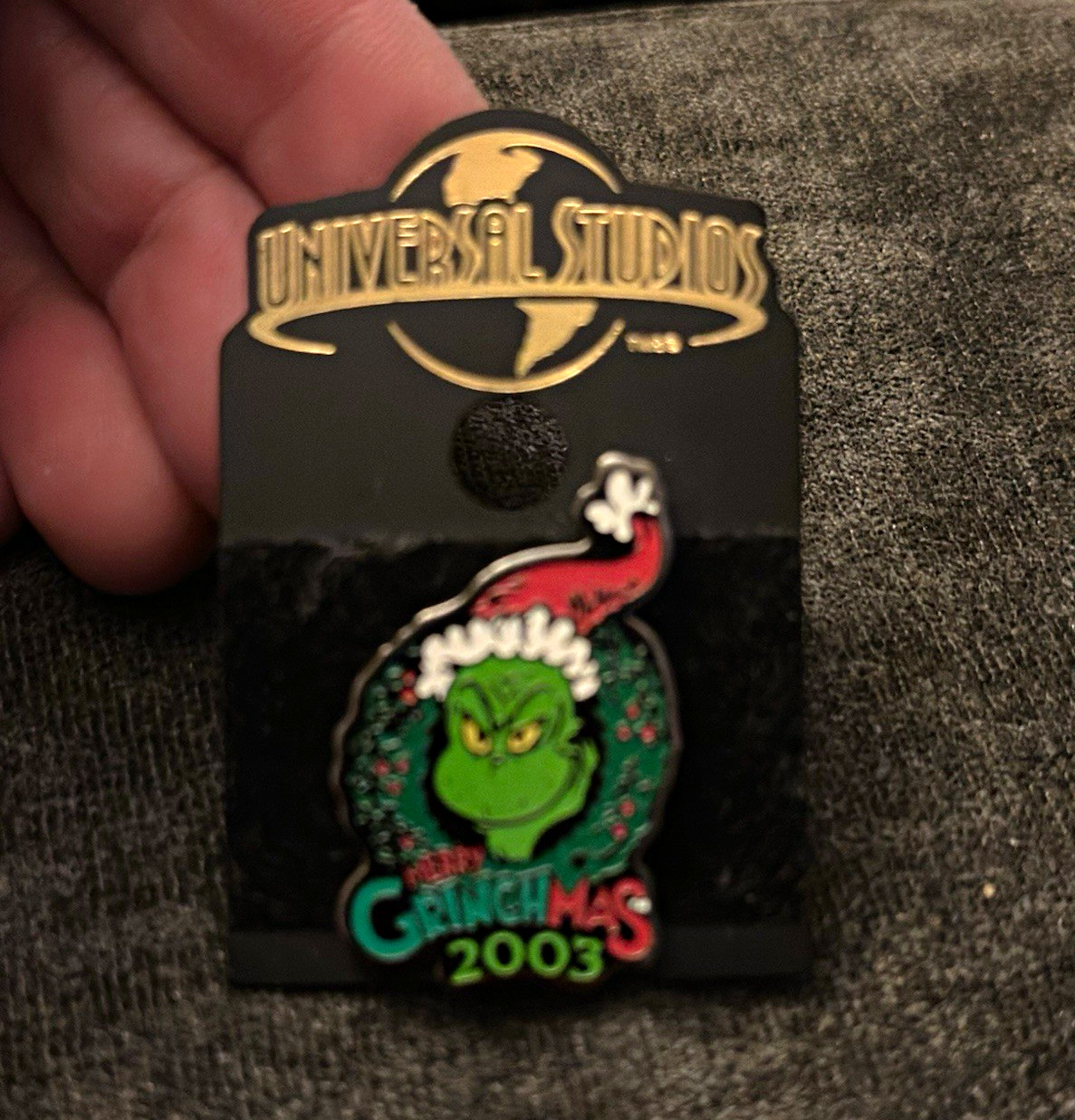 Universal Studios Grinchmas 2003 Grinch Collectible Pin - Amusement Parks