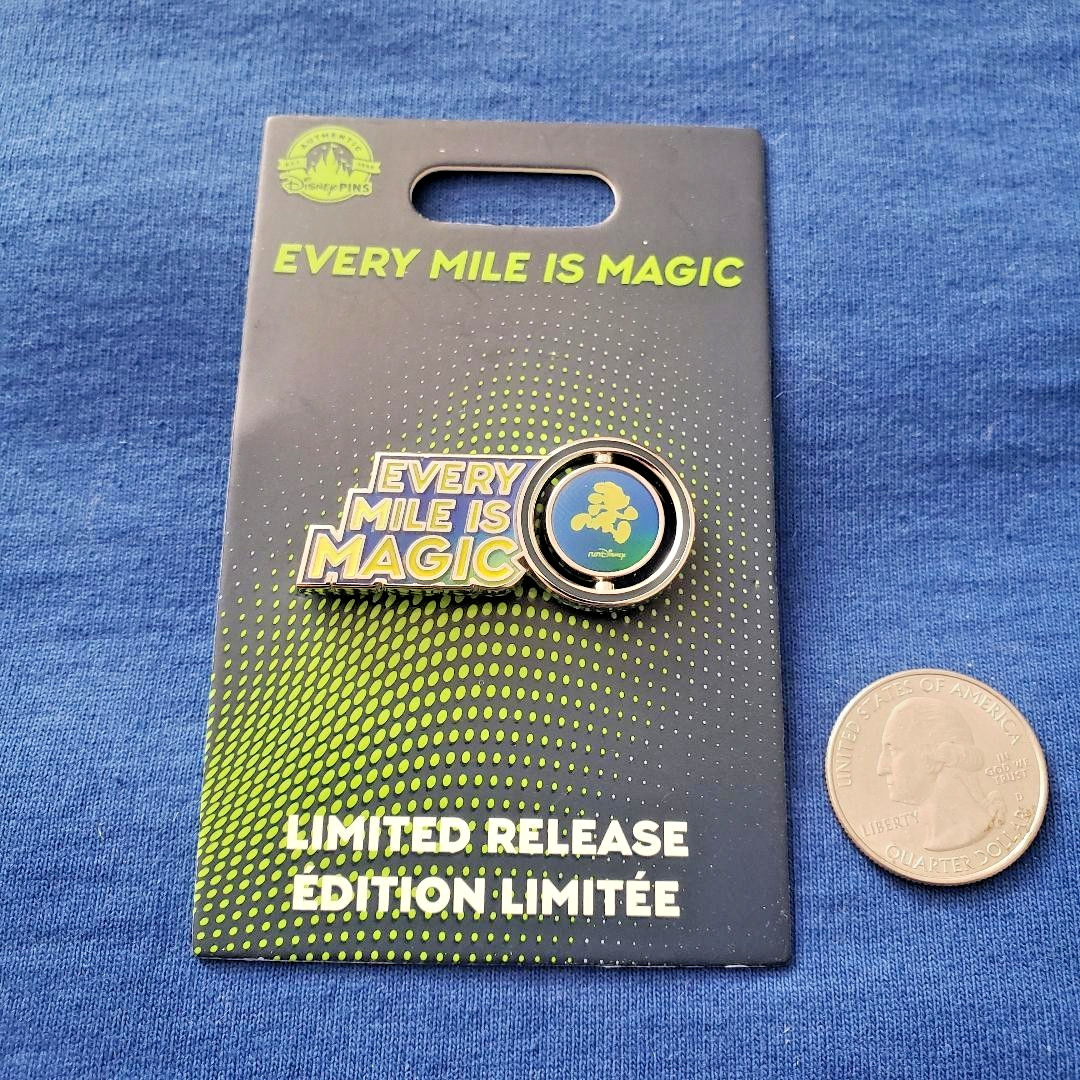 Disney RunDisney - Every Mile Is Magic - Spinner Mickey Limited Edition Pin Disney RunDisney - Every Mile Is Magic - Spinner Mickey Limited Edition Pin