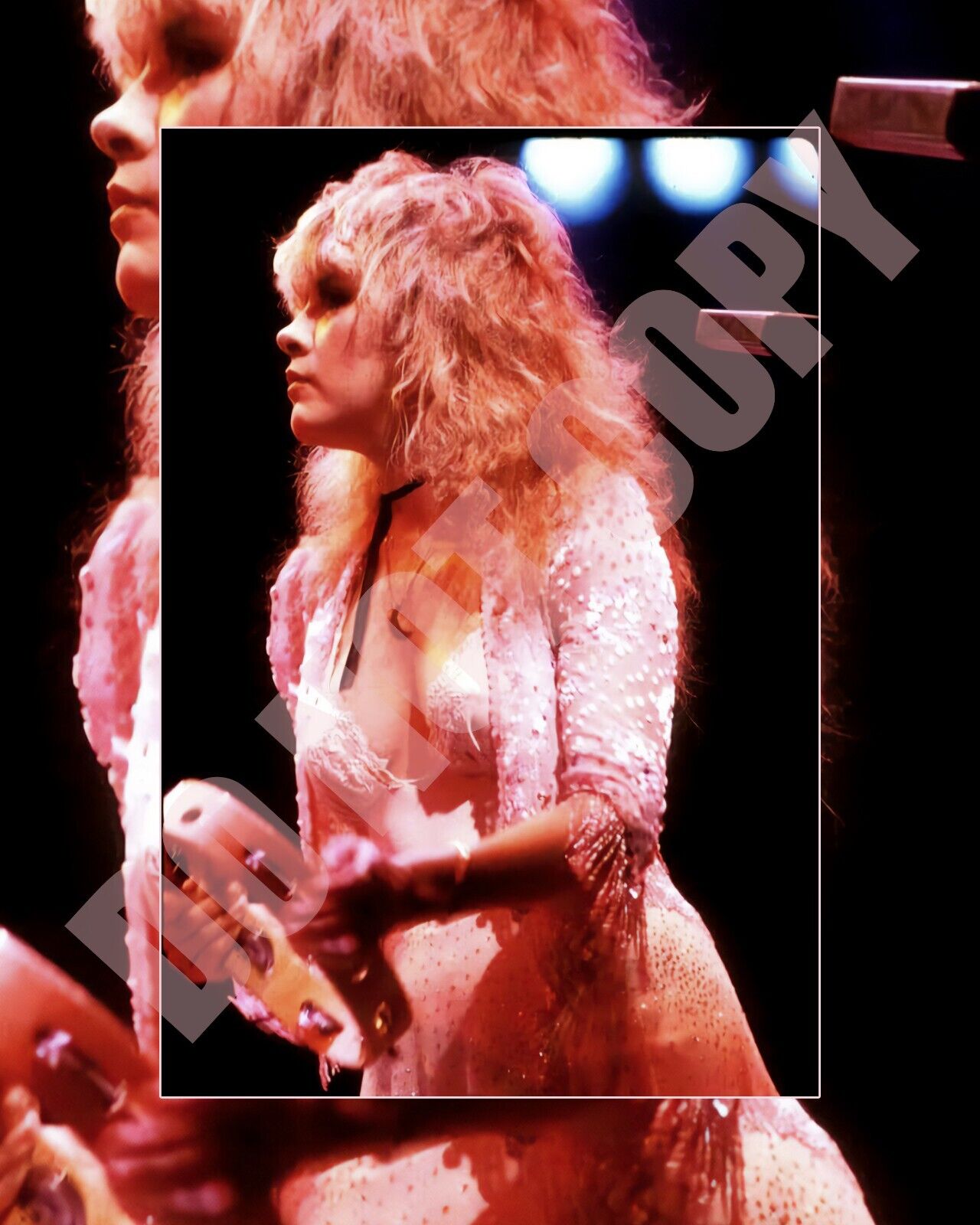 1970s Stevie Nicks Of Fleetwood Mac Looking Sexy In Concert Tour 8x10 Photo