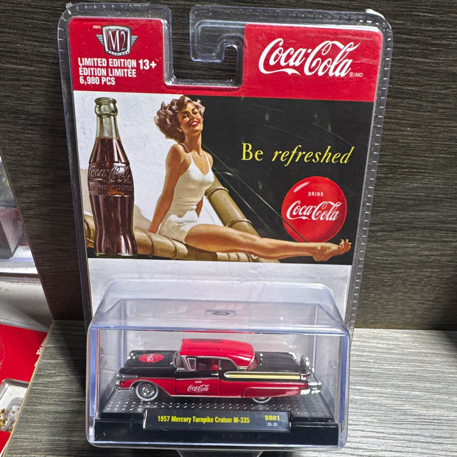 Coca-Cola M2 Machines 1957 Mercury Turnpike Cruiser M-335 Die-Cast Car Coca-Cola M2 Machines 1957 Mercury Turnpike Cruiser M-335 Die-Cast Car