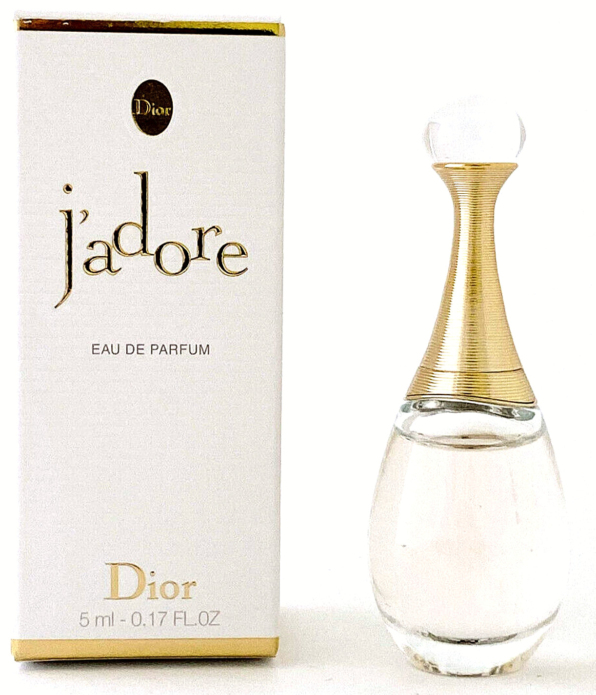 DIOR J'Adore Eau De Parfum EDP Perfume  0.17 oz 5ml NEW IN BOX Mini TRAVEL SIZE