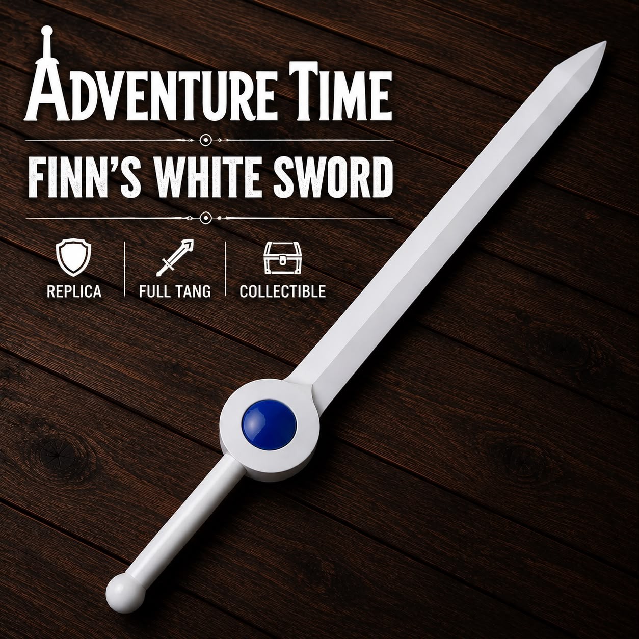 Adventure Time Finn’s White Sword – Custom Stainless Steel Cosplay Replica Adventure Time Finn’s White Sword – Custom Stainless Steel Cosplay Replica