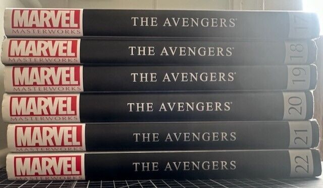 Marvel Masterworks Avengers Vol 17-22 Hardcovers True 1St Prints