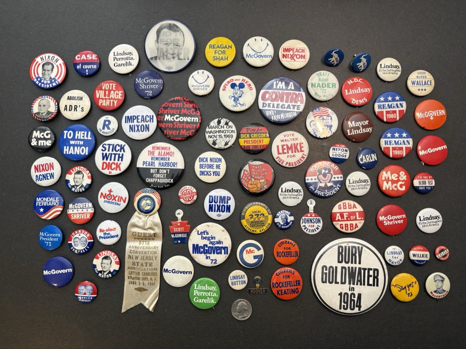 Huge Lot Of Political Pin Back Buttons And More Huge Lot Of Political Pin Back Buttons And More