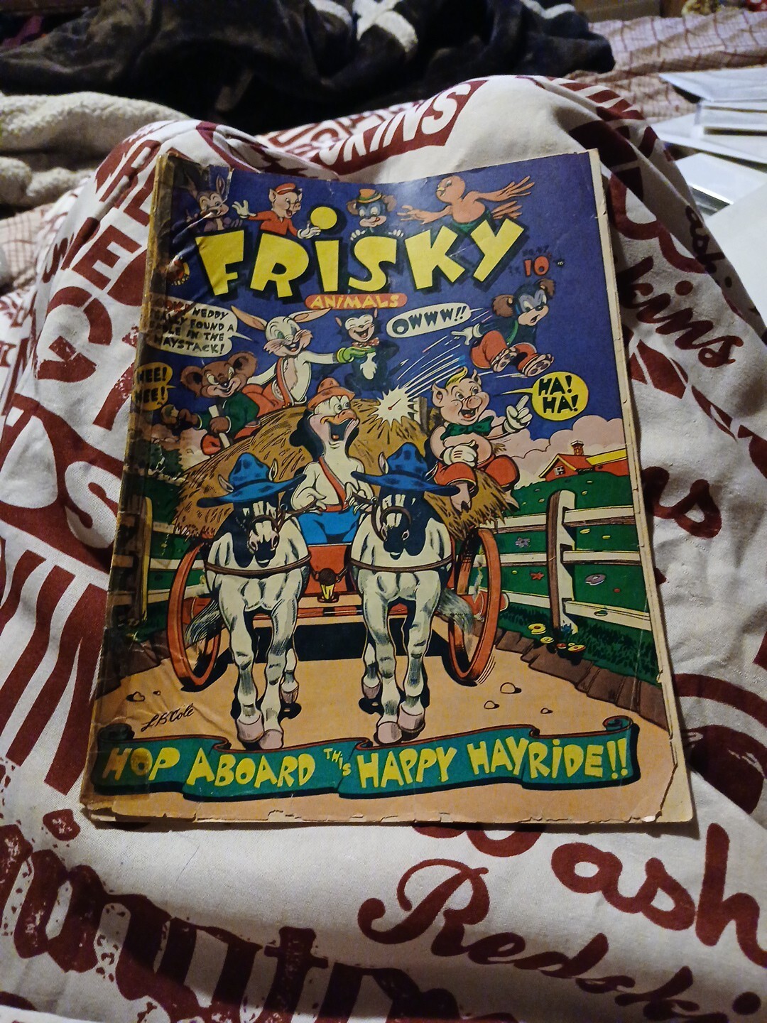 Frisky Animals #47 LB Cole cover Star Publications 1951 Golden Age Funny Fable Frisky Animals #47 LB Cole cover Star Publications 1951 Golden Age Funny Fable