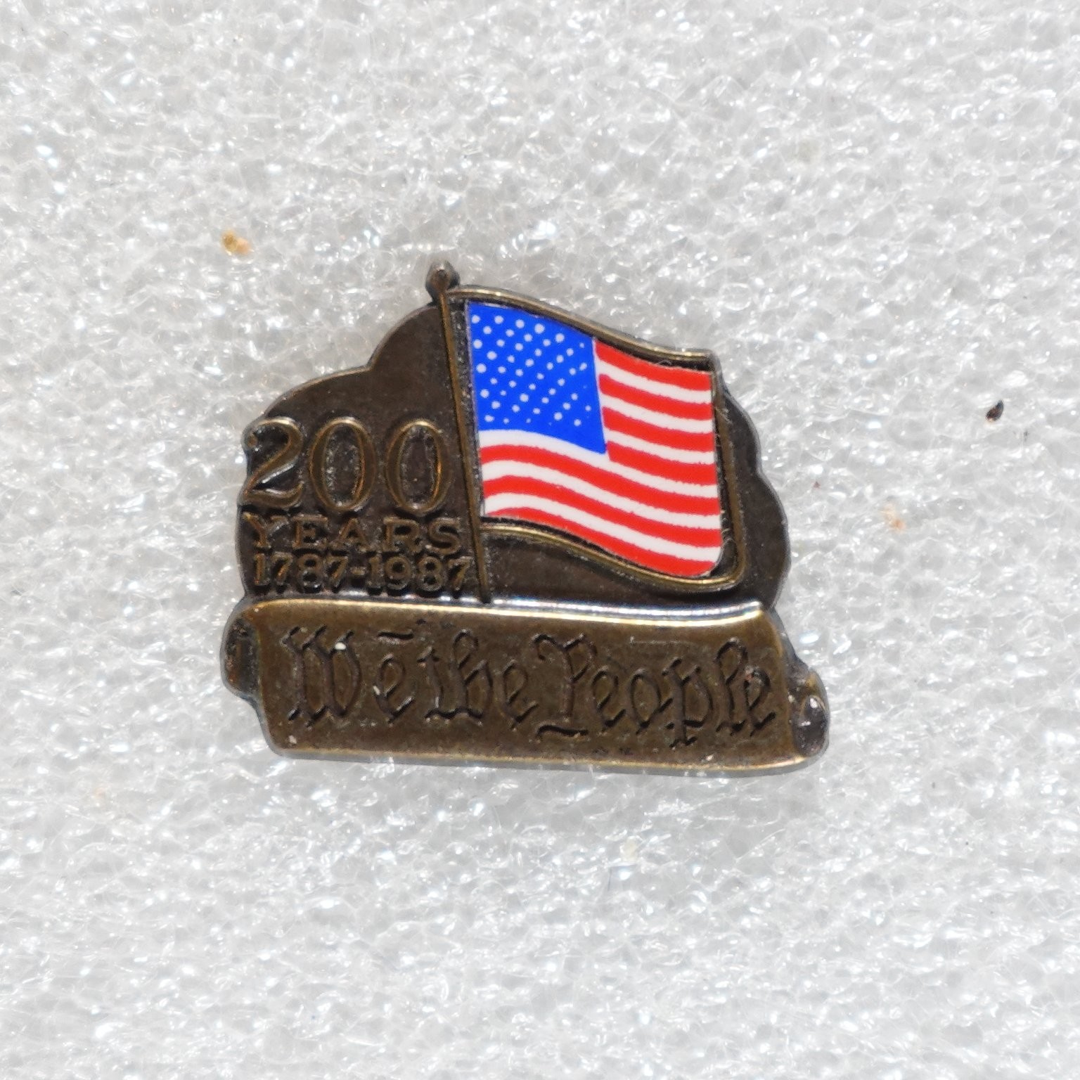 1987 US Constitution Bicentennial Pin "We The People" 1787-1987 Anniversary 1987 US Constitution Bicentennial Pin "We The People" 1787-1987 Anniversary