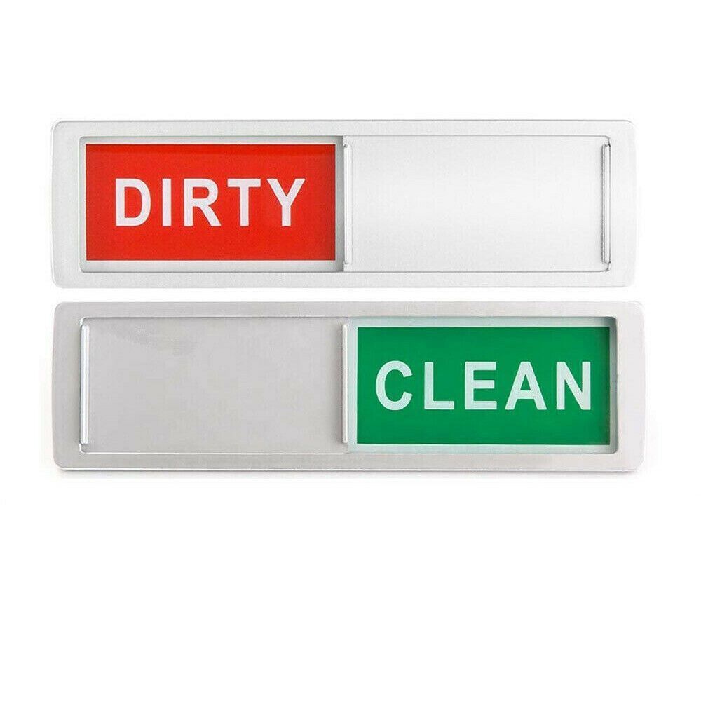 Premium Clean Dirty Dishwasher Magnet Sign Non-Scratchking Backing for Kitchen