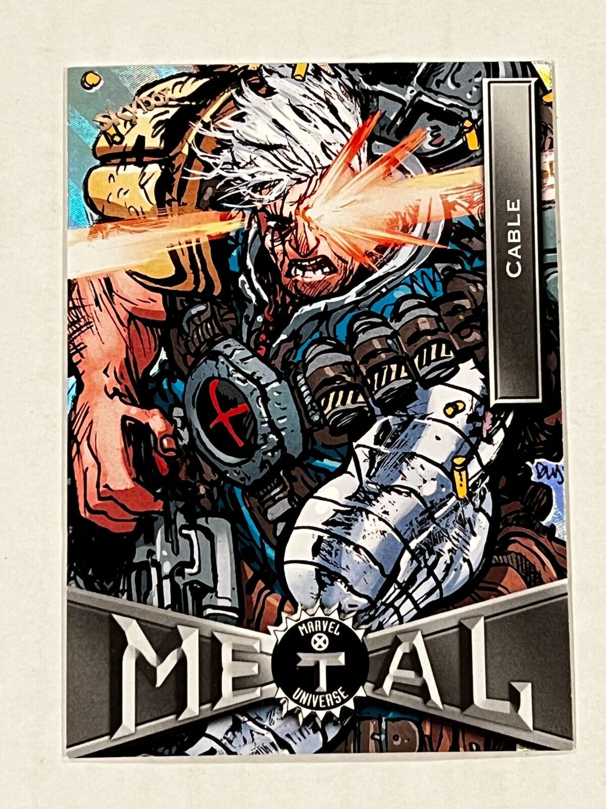 2020 2021 Marvel X-MEN Metal Universe BASE Holofoil #013 #13 CABLE NM/M💥*