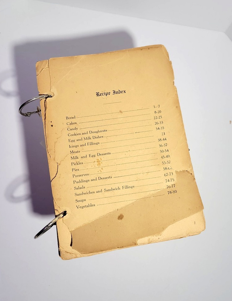 1920s - 1950s Vintage Mitchell South Dakota Community Cookbook & Directory 1920s - 1950s Vintage Mitchell South Dakota Community Cookbook & Directory