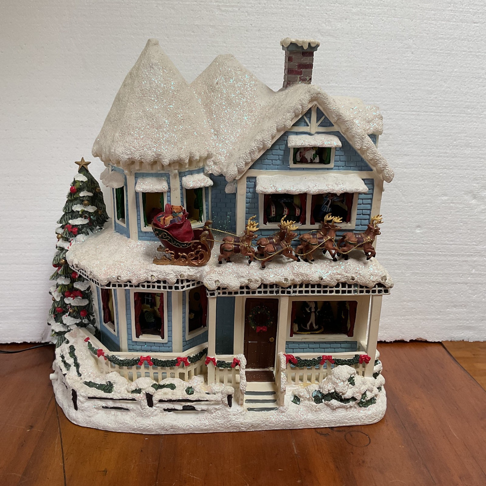 Thomas Kinkade Twas the Night Before Christmas Story House Hawthorne Village Thomas Kinkade Twas the Night Before Christmas Story House Hawthorne Village