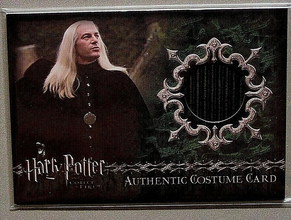 Harry Potter-Jason Isaac-Lucius Malfoy-GOF-Screen Used-Relic-Film-Costume Card