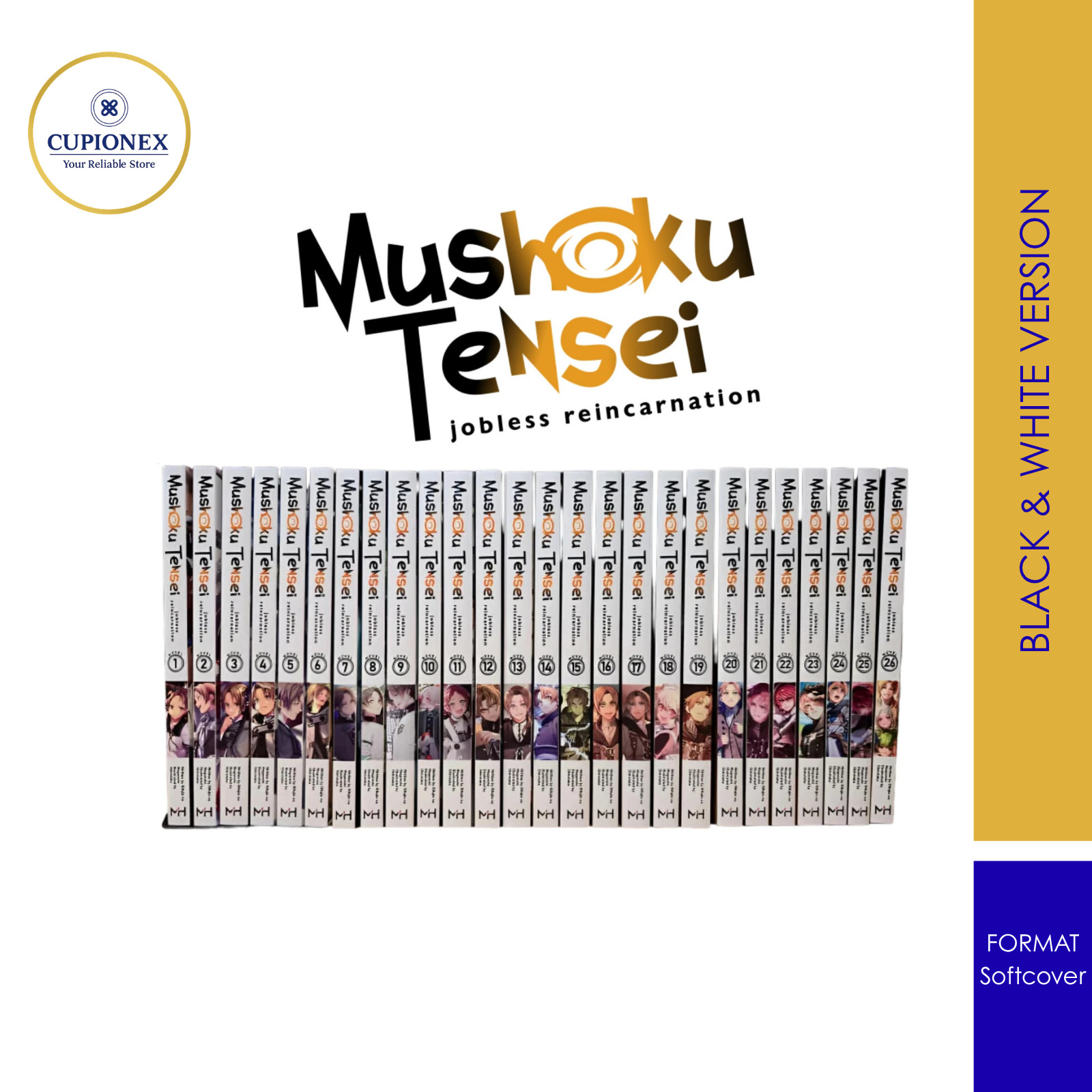 Mushoku Tensei Jobless Reincarnation English Light Novel (Pick Any Volume)