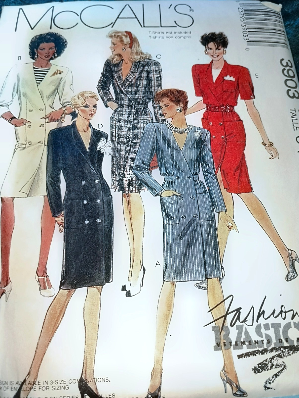 Vtg 1988 McCall #3903 Woman's Coat Dresses with Variations Sizes 10-12-14 Uncut Vtg 1988 McCall #3903 Woman's Coat Dresses with Variations Sizes 10-12-14 Uncut