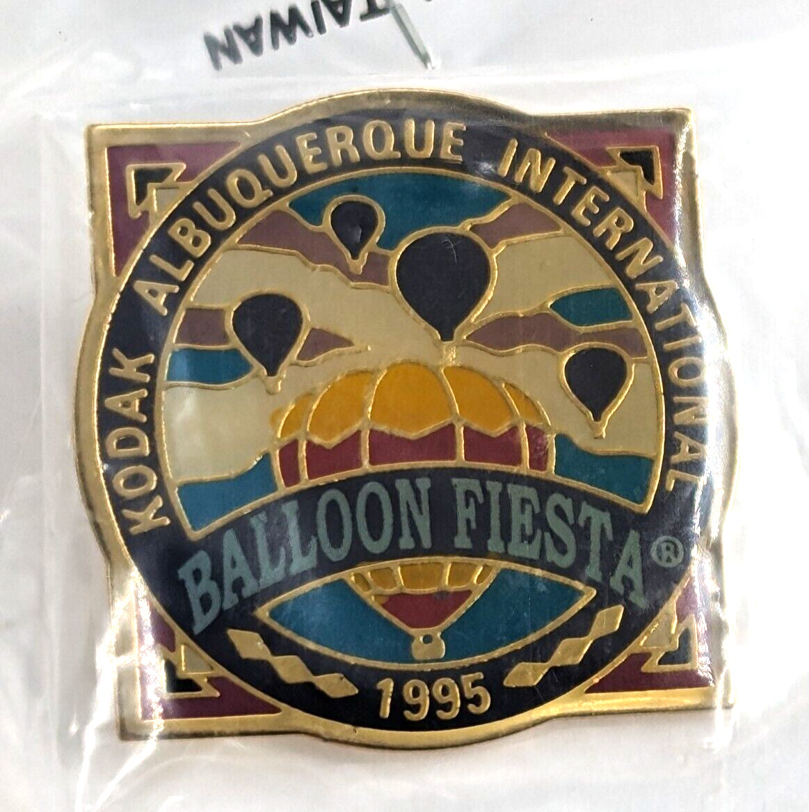 1995 Kodak Albuquerque International Balloon Fiesta NM Pin Hot Air Balloons