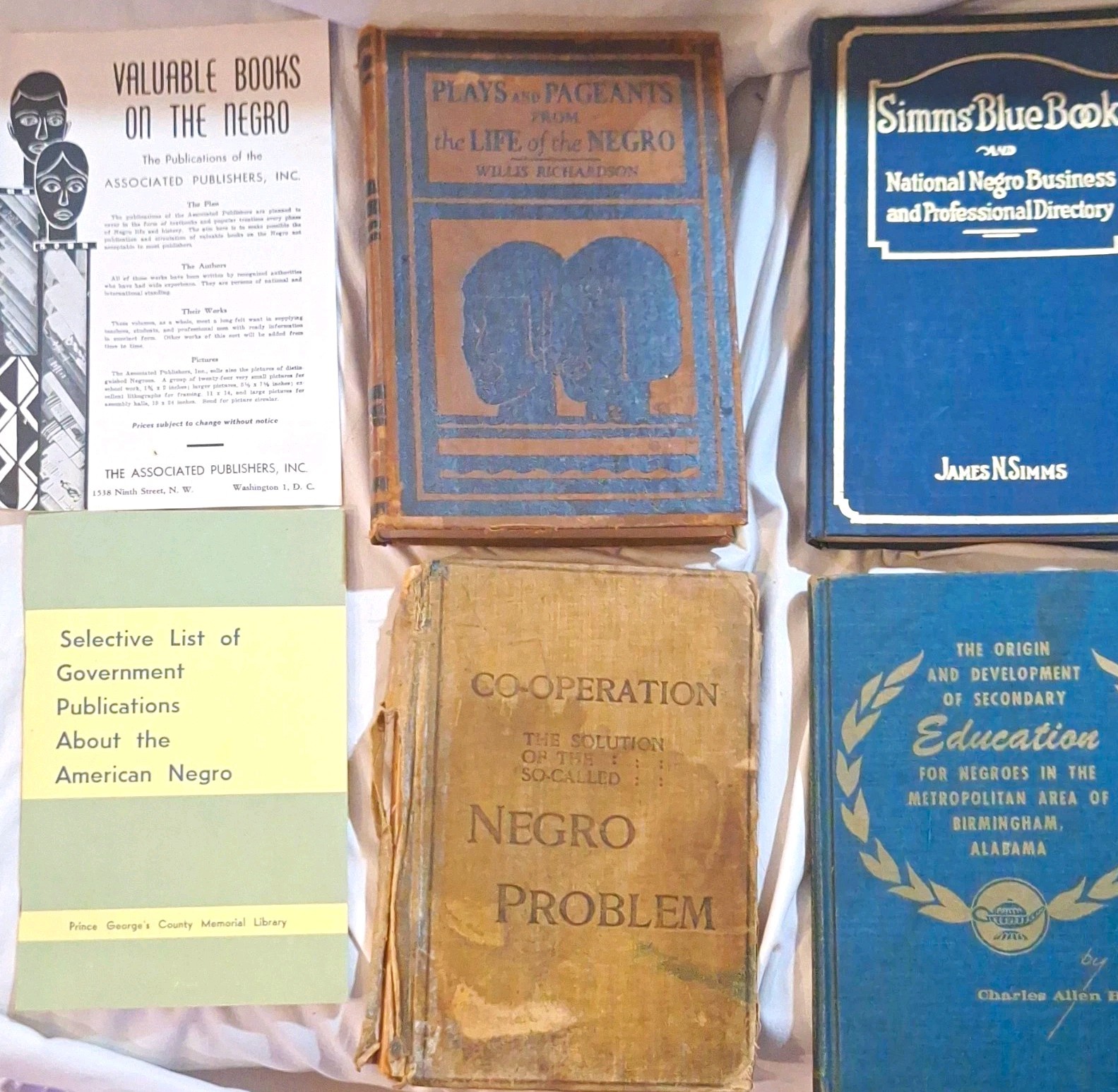 Rare Vintage 6 Book Lot Of African American Books Rare Vintage 6 Book Lot Of African American Books