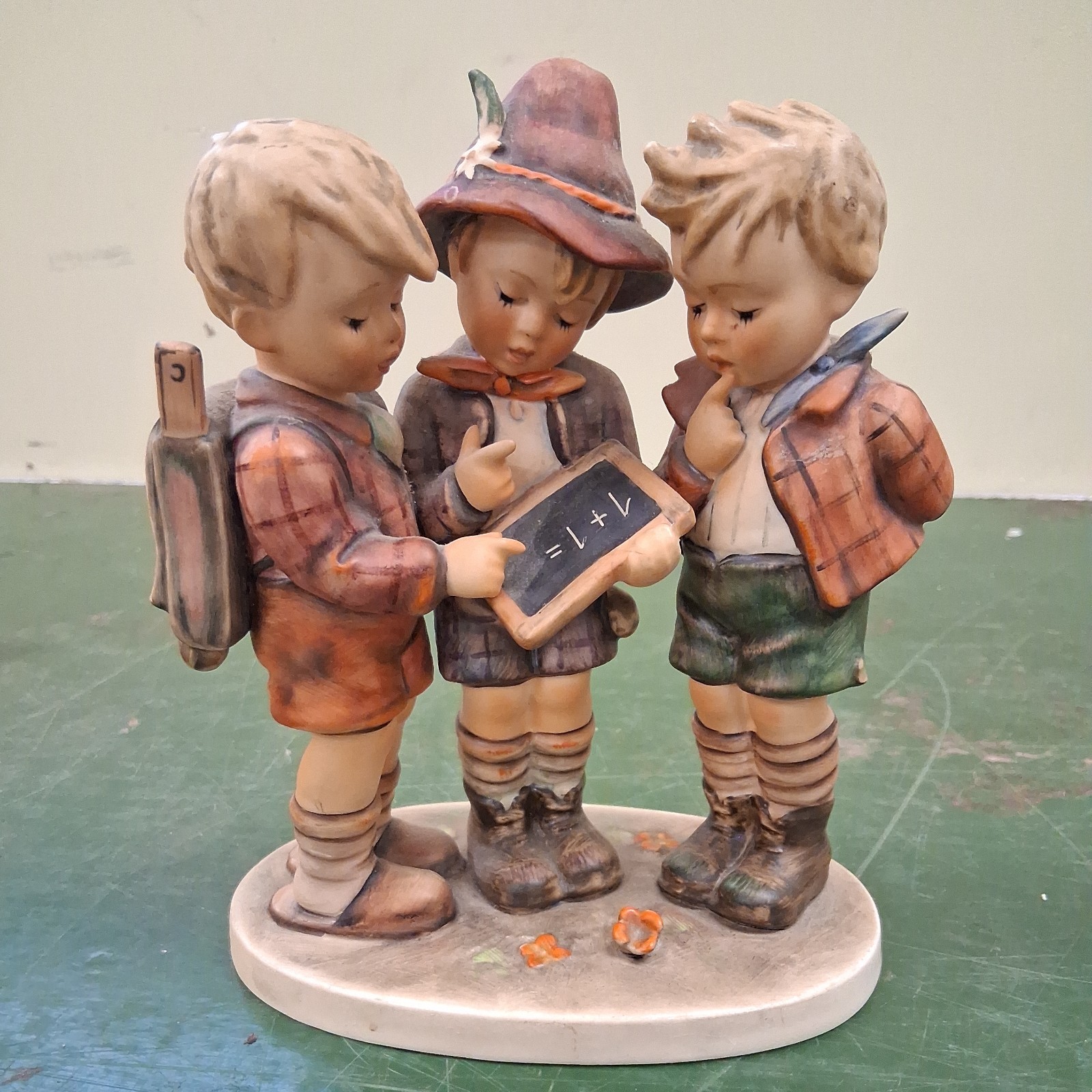Large Goebel Hummel Figurine #170 170/I - School Boys (7.5") TMK-3 Large Goebel Hummel Figurine #170 170/I - School Boys (7.5") TMK-3