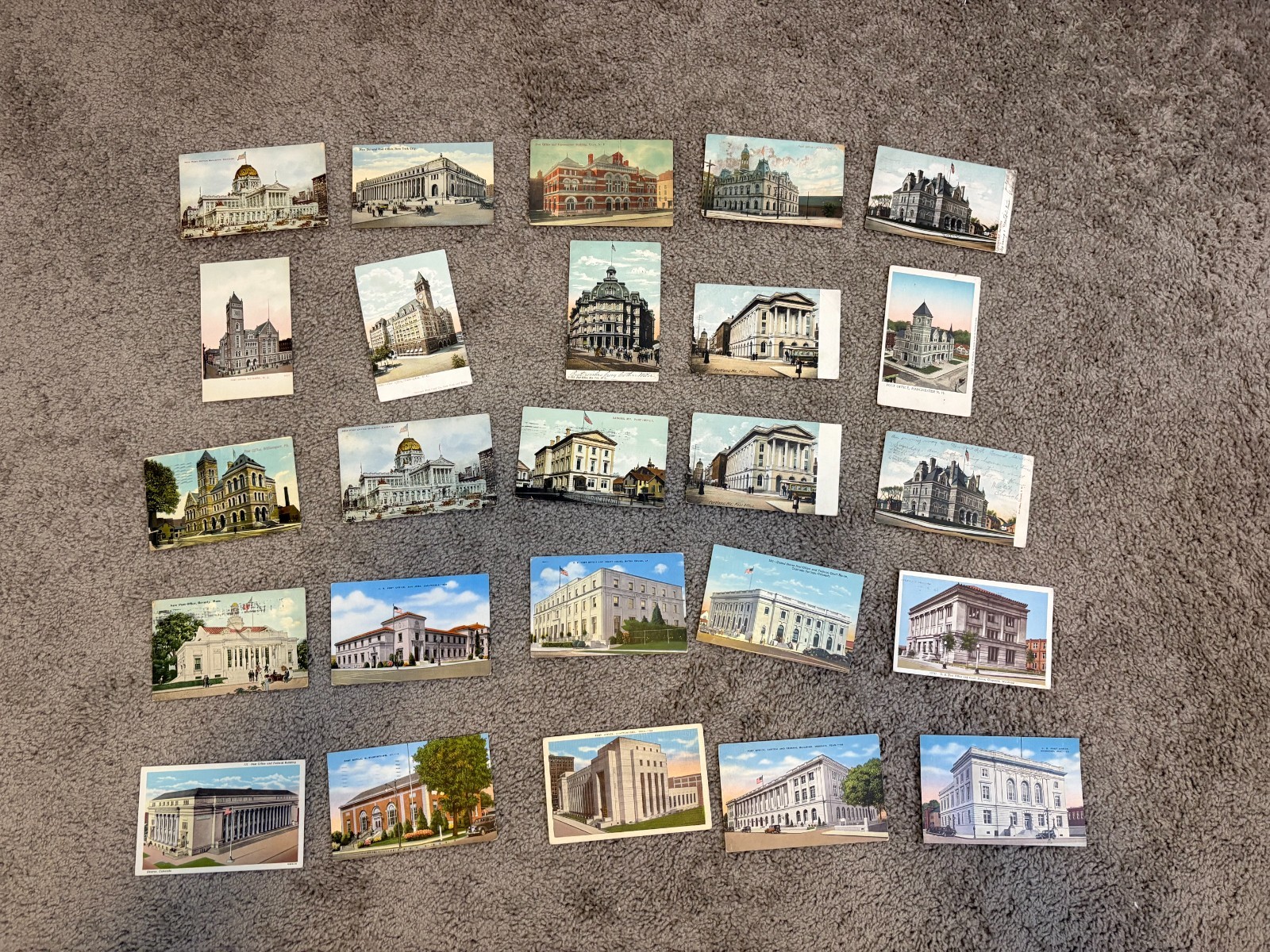 65 pcs US post office vintage postcards 65 pcs US post office vintage postcards