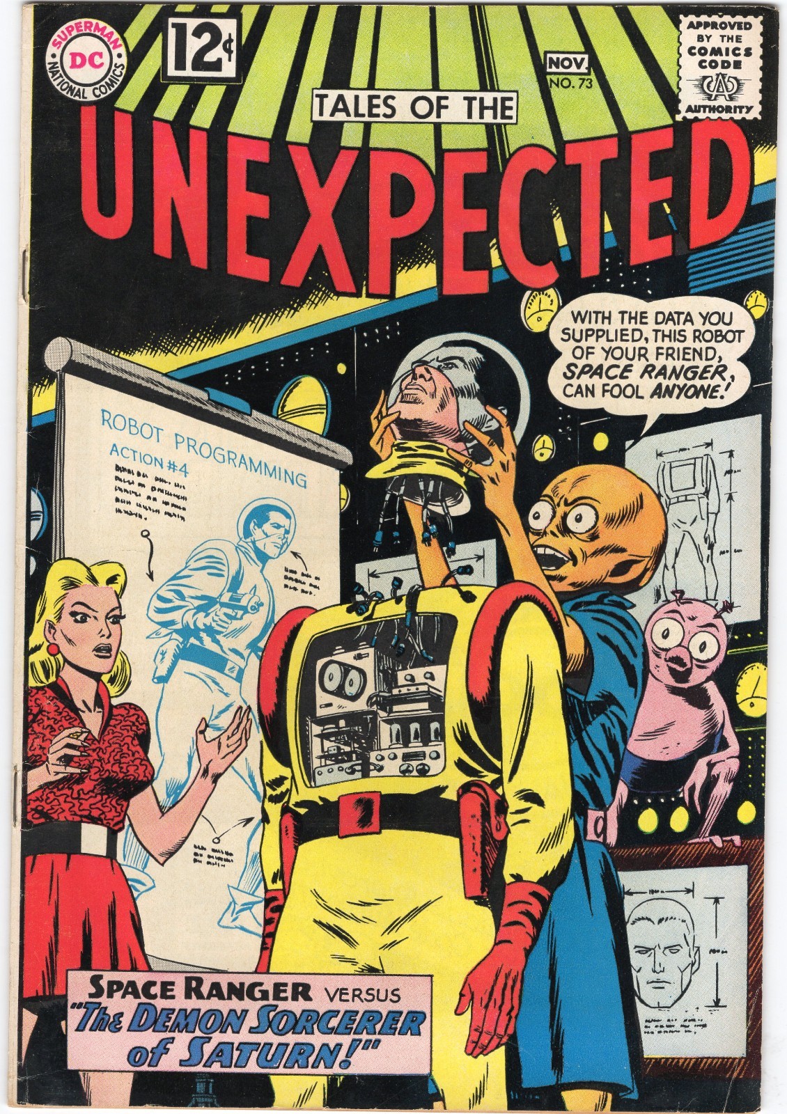 Tales Of The Unexpected 73 1962 DC Comics F+ 6.5 Space Ranger Cryll Tales Of The Unexpected 73 1962 DC Comics F+ 6.5 Space Ranger Cryll