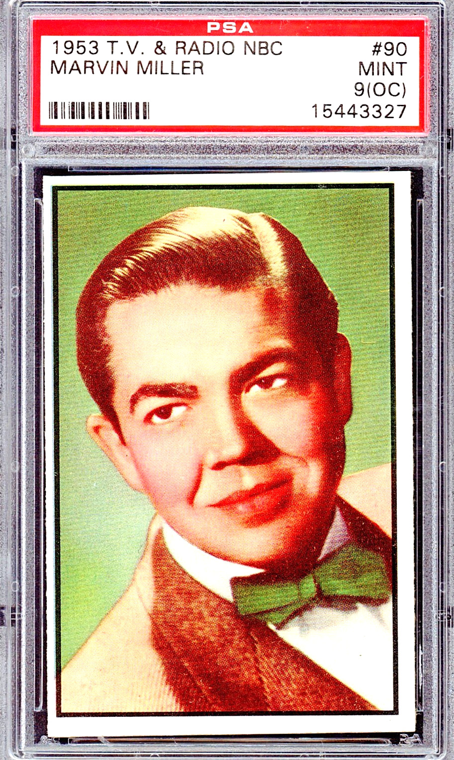 1953 T.V. and Radio NBC - Marvin Miller Railroad Hour #90 PSA 9 (OC)