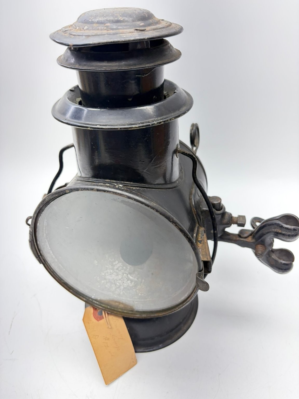 DIETZ UNION Driving Lamp Railroadiana Lantern Black Vintage Metal Railroad DIETZ UNION Driving Lamp Railroadiana Lantern Black Vintage Metal Railroad