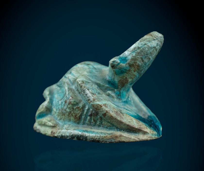 Ancient Egyptian Rare Antique Heqet Frog Faience StatueArtifact Figurine BC Ancient Egyptian Rare Antique Heqet Frog Faience StatueArtifact Figurine BC