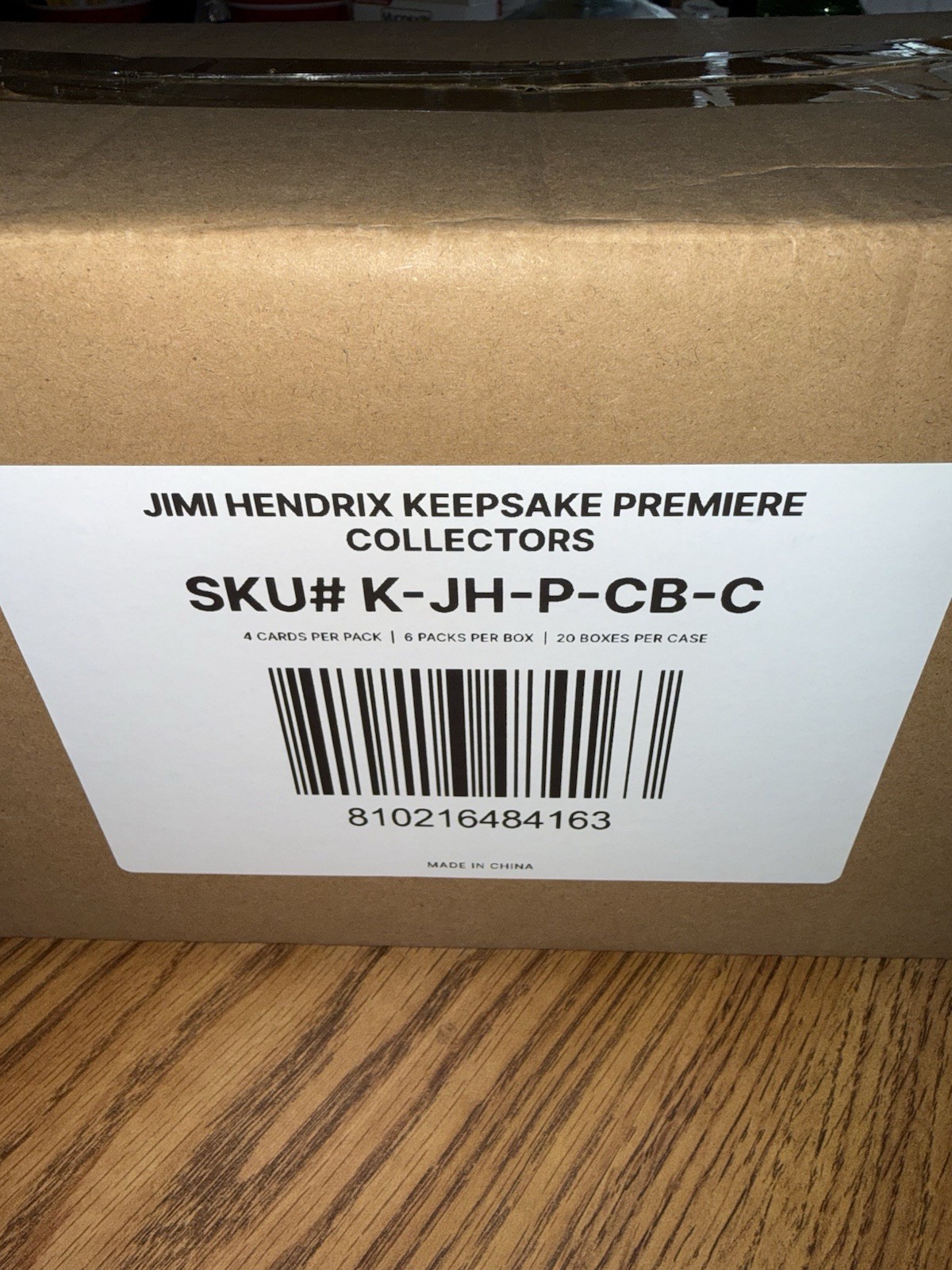 2026 Jimi Hendrix Keepsake Premiere Collectors SEALED 20 Box Case Sealed NEW