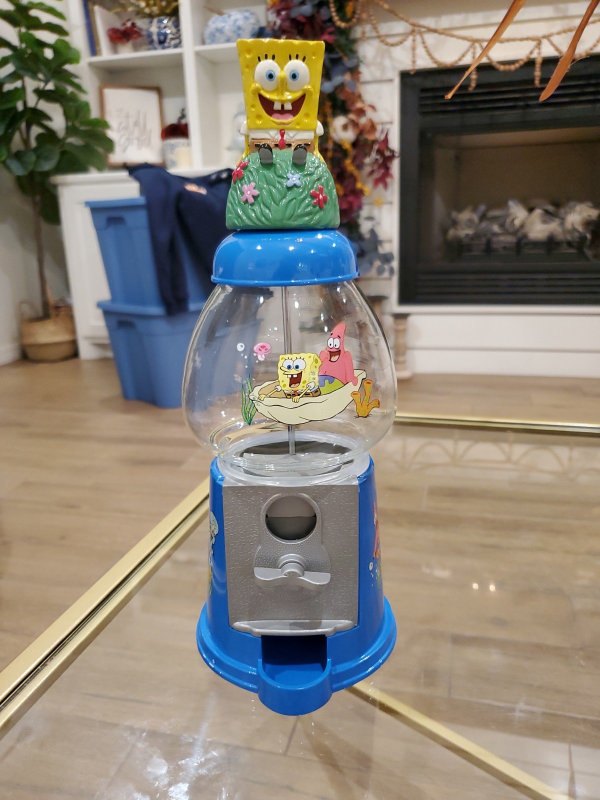 12" Spongebob Squarepants Novelty Gumball Machine 2004 Viacom 04 Sponge Bob 12" Spongebob Squarepants Novelty Gumball Machine 2004 Viacom 04 Sponge Bob