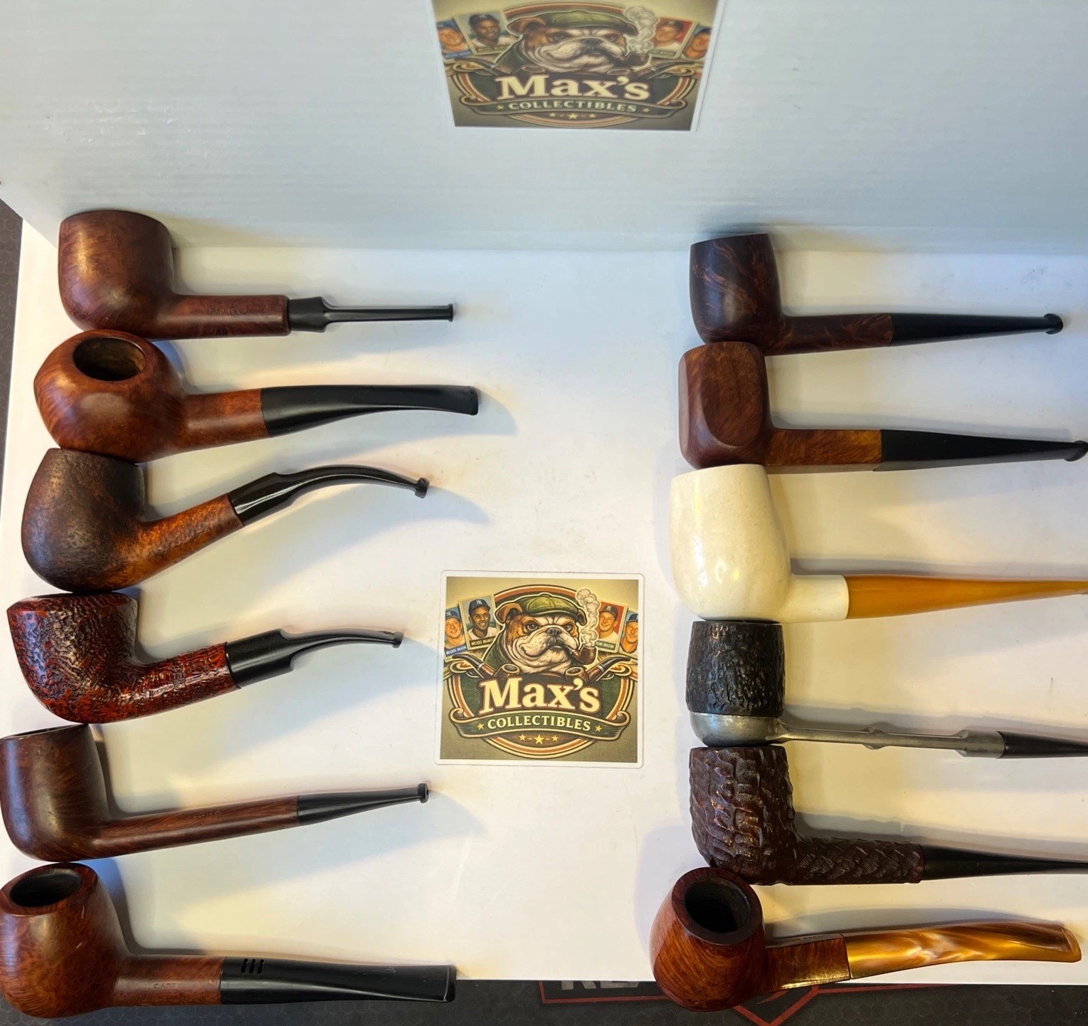 Lot Of 12 Estate Pipes Including Peterson’s, Cellini, La Strada, See Description Lot Of 12 Estate Pipes Including Peterson’s, Cellini, La Strada, See Description