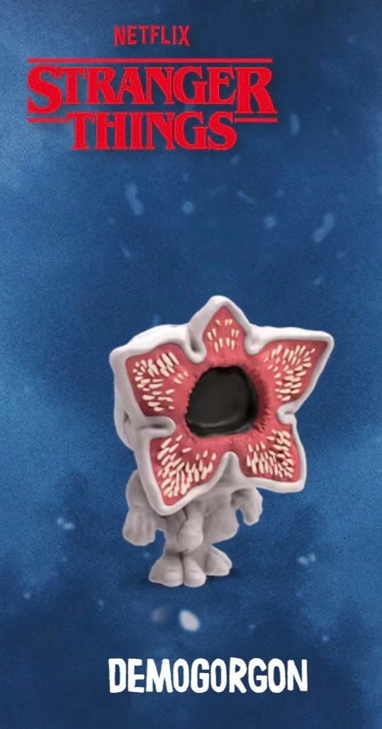Stranger Things Kinder Joy Mini Funko Pops - with free keychain Stranger Things Kinder Joy Mini Funko Pops - with free keychain