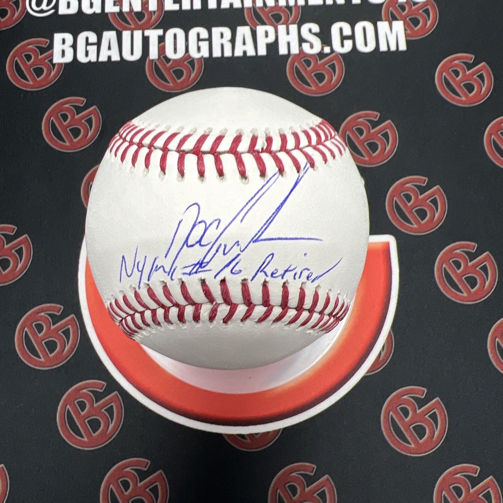 Doc Gooden Autographed New York Mets OMLB Inscribed "#16 Retired" Signed Steiner