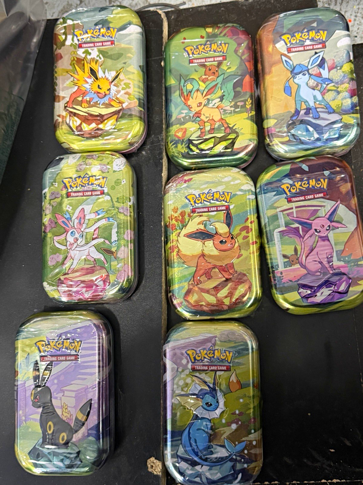 Pokemon Prismatic Evolutions Mini Tin Set of 8 Sealed All Eeveelutions Complete Pokemon Prismatic Evolutions Mini Tin Set of 8 Sealed All Eeveelutions Complete