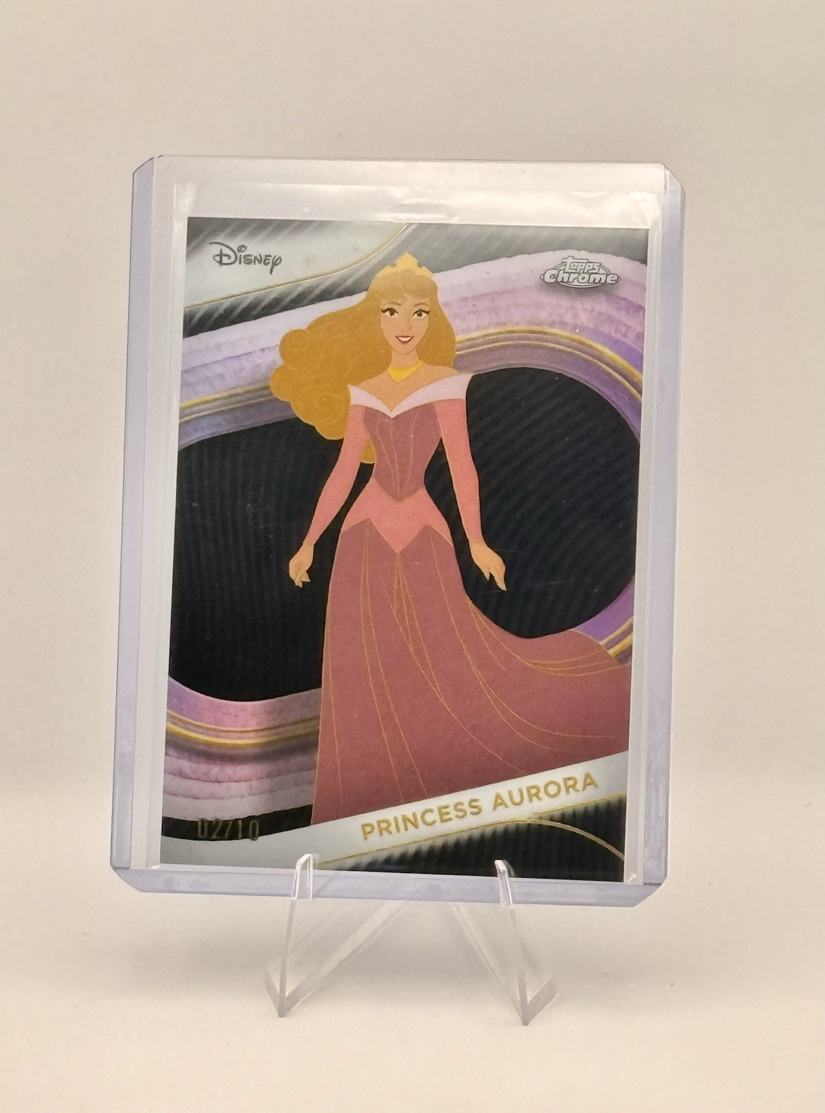 2025 Topps Chrome Disney Sleeping Beauty Aurora Black /10