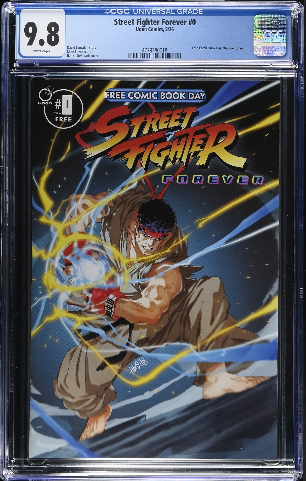 CGC 9.8 Street Fighter Forever FCBD #0 2026 CGC 9.8 Street Fighter Forever FCBD #0 2026