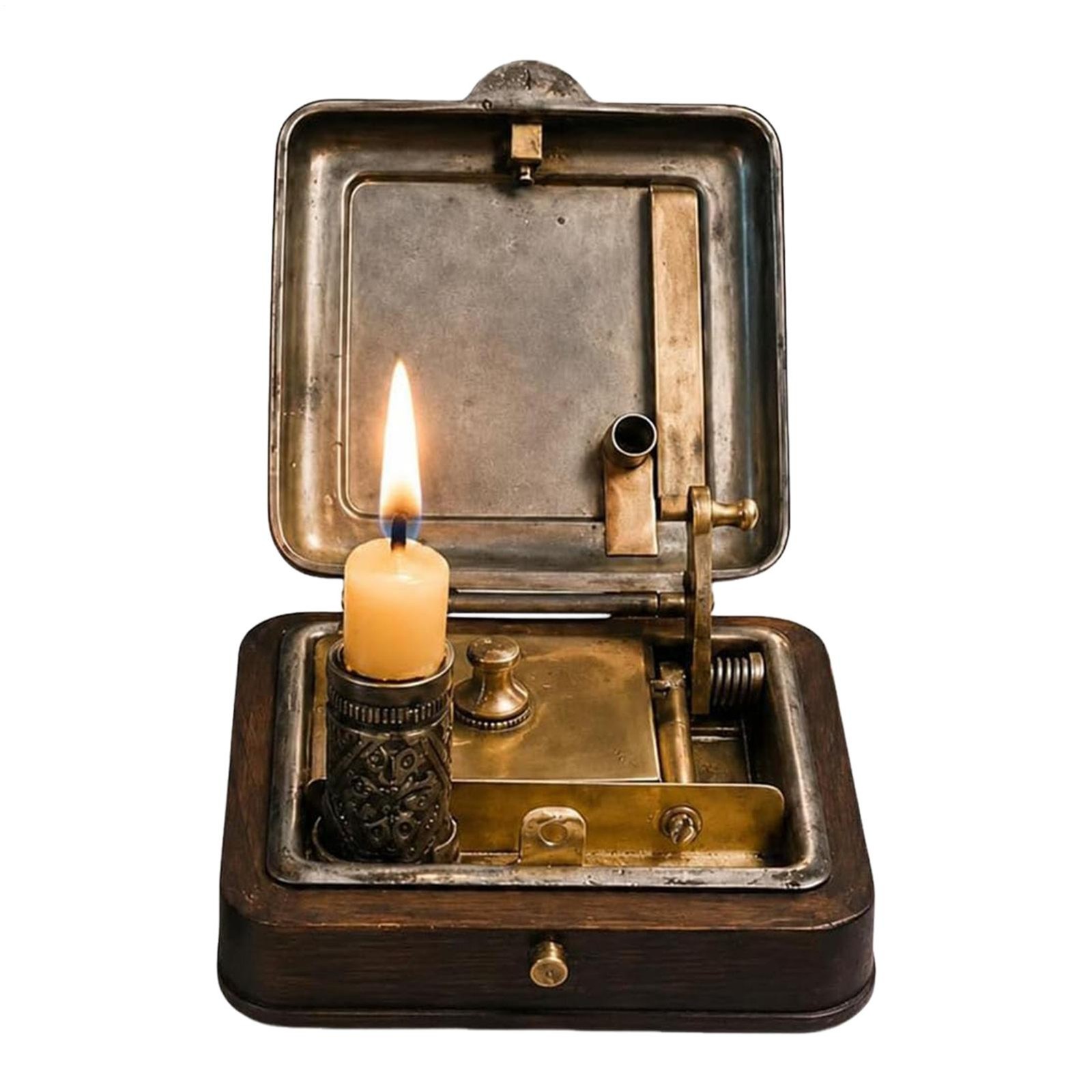 Mechanical candle box Pocket Candle Stick Holder 8cm/3.14in Mechanical candle box Pocket Candle Stick Holder 8cm/3.14in