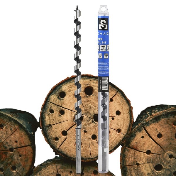 1/2 x 12 Inch Wood Auger Drill Bit 3/8-Inch Hex Shank Woodworking Carpenter 1/2 x 12 Inch Wood Auger Drill Bit 3/8-Inch Hex Shank Woodworking Carpenter