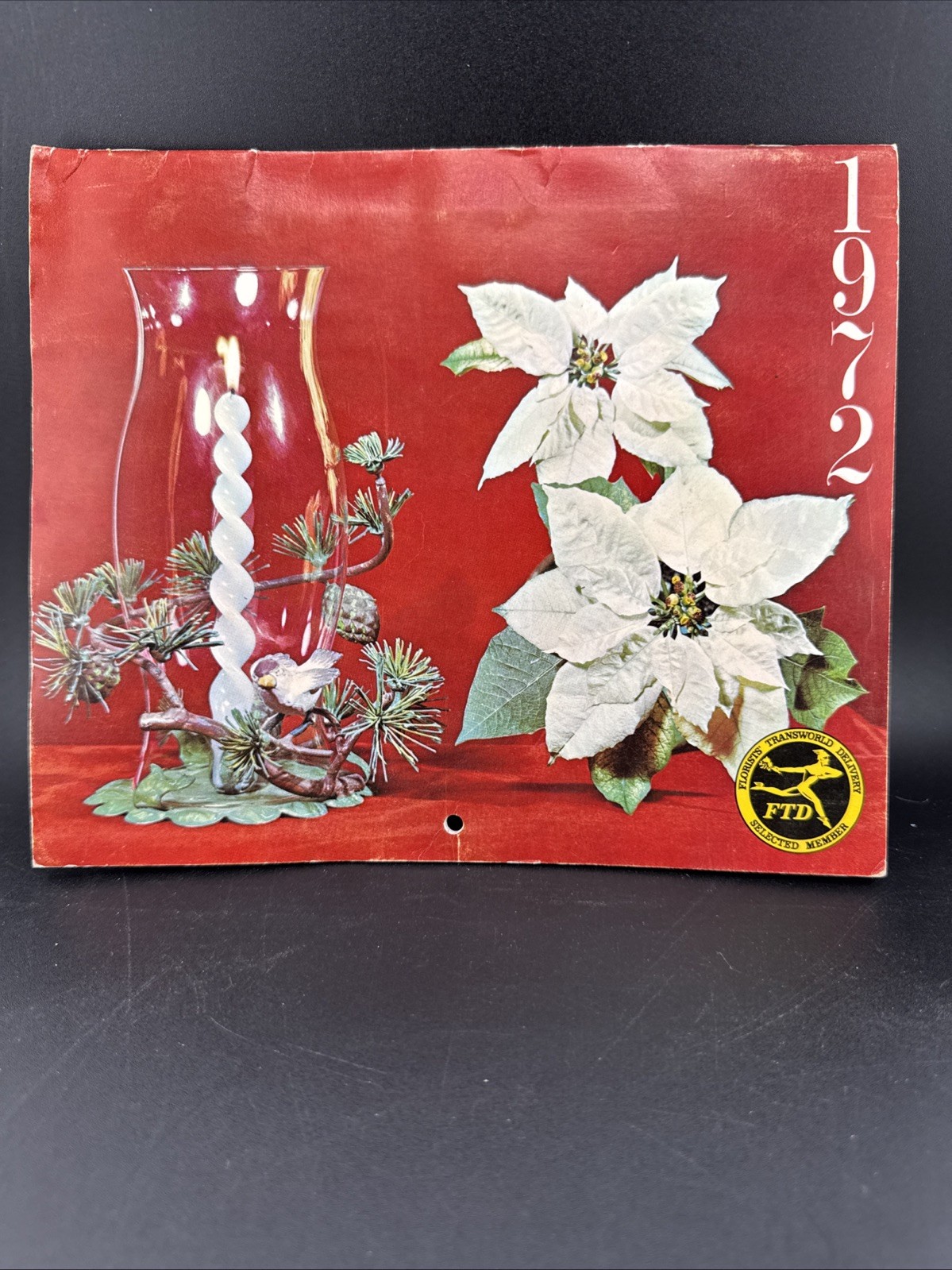 1972 vintage FTD flower calendar
