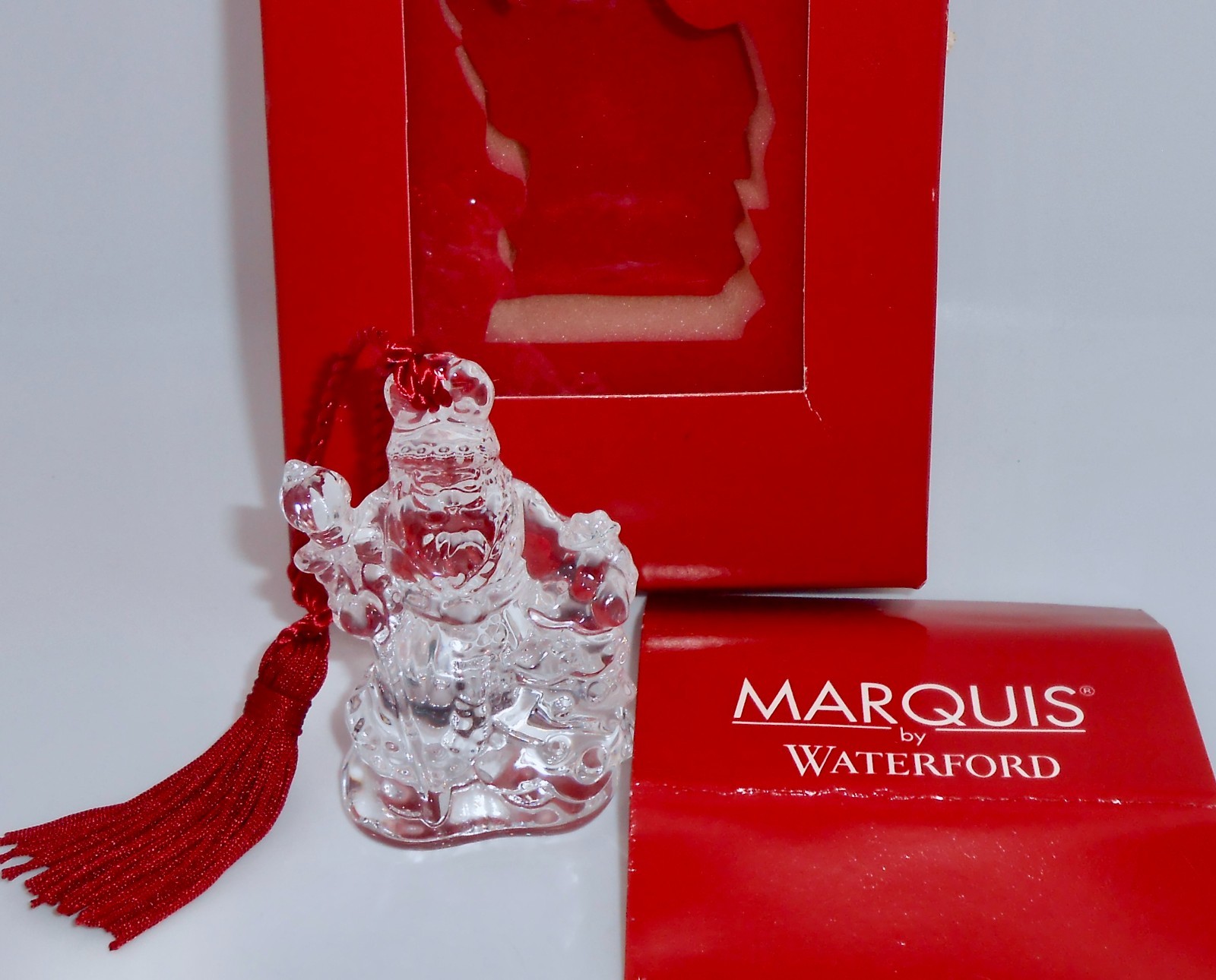Waterford 2006 SANTA CLAUS 3rd in Series Crystal Glass Ornament with Box H71 Waterford 2006 SANTA CLAUS 3rd in Series Crystal Glass Ornament with Box H71