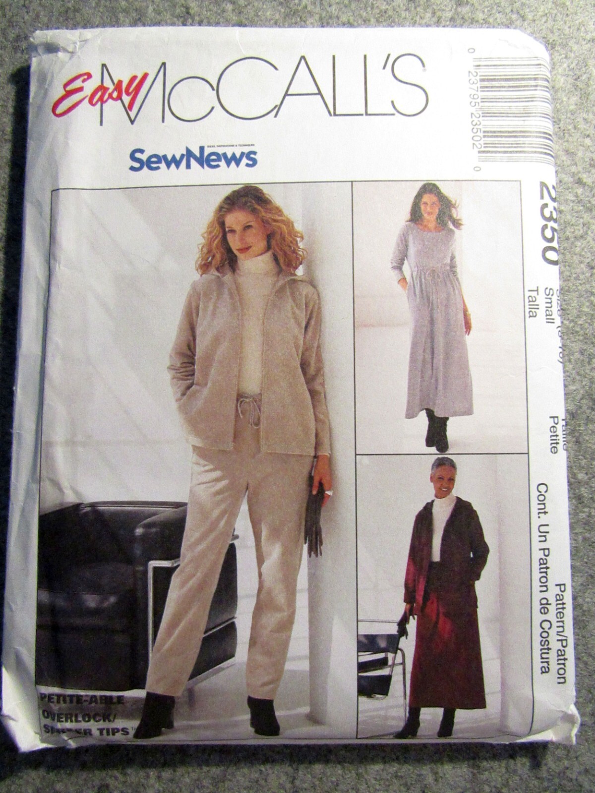 McCall's 2350 Pattern for a Dress, Skirt, Pants and Jacket Uncut McCall's 2350 Pattern for a Dress, Skirt, Pants and Jacket Uncut